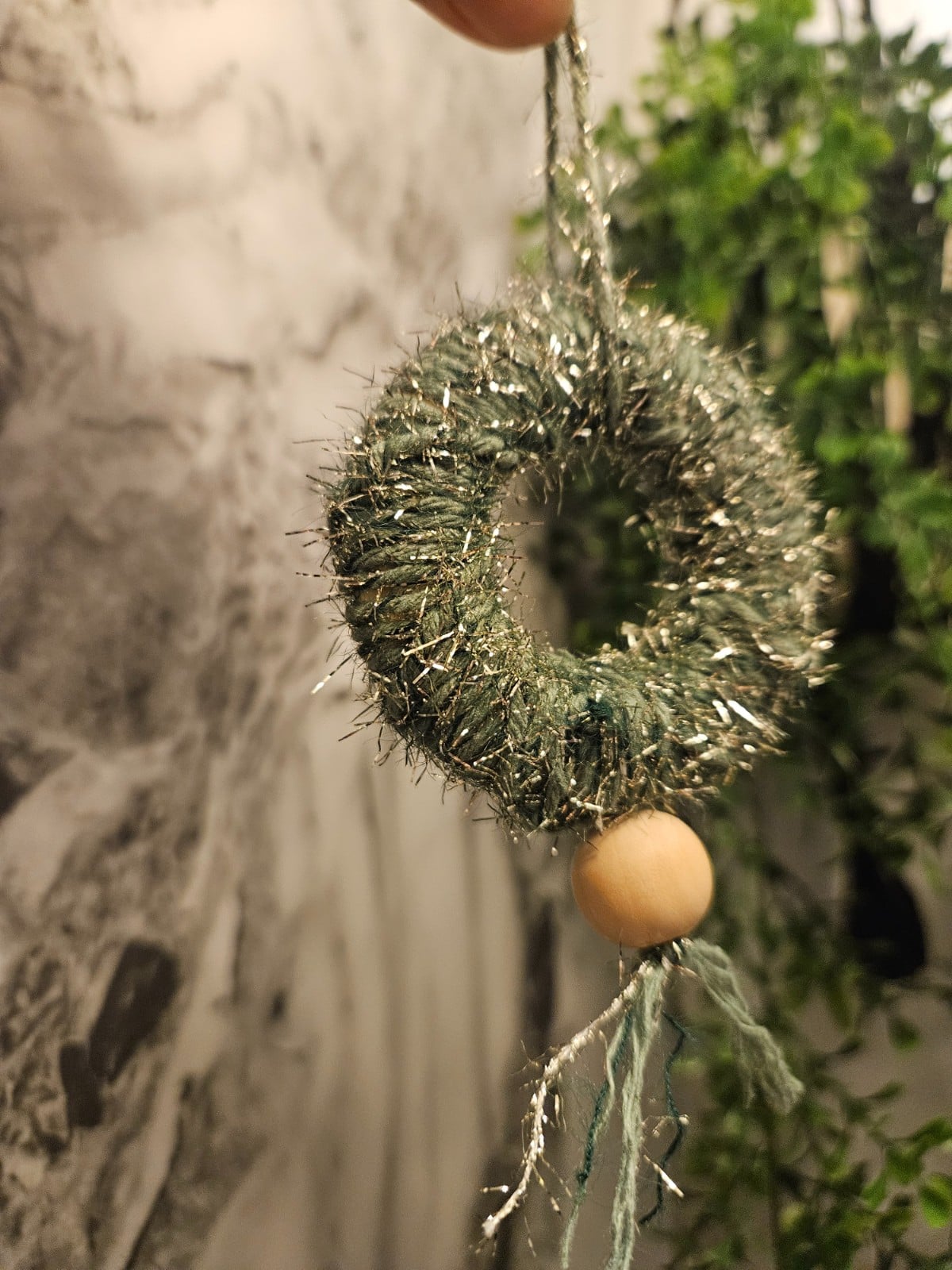 Glitter kersthanger - 106565 Glitter kersthanger