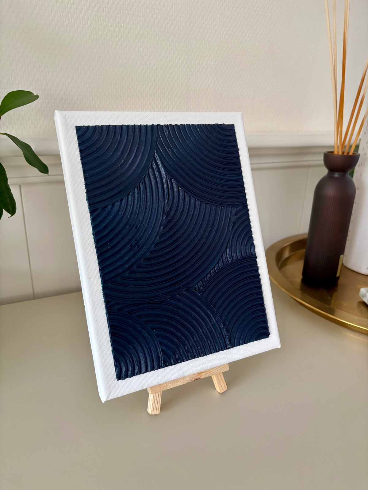 Middernachtgolven – Textured Art