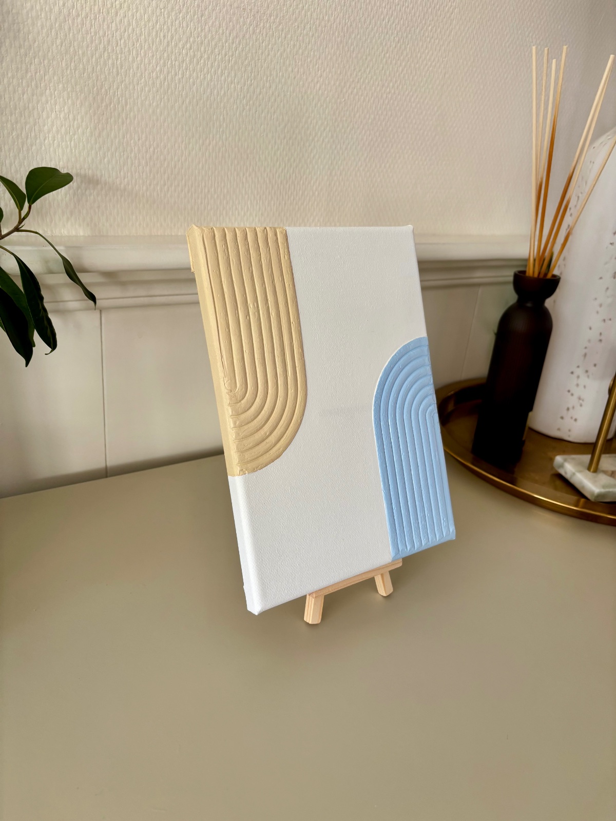 Soft Arches – Textured Mini Canvas - 108487 Zachte bogen – Textured Art