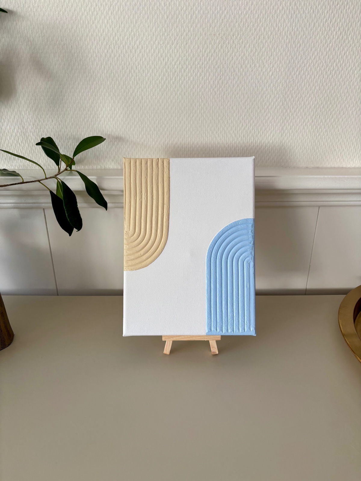 Soft Arches – Textured Mini Canvas - 108491 Zachte bogen – Textured Art