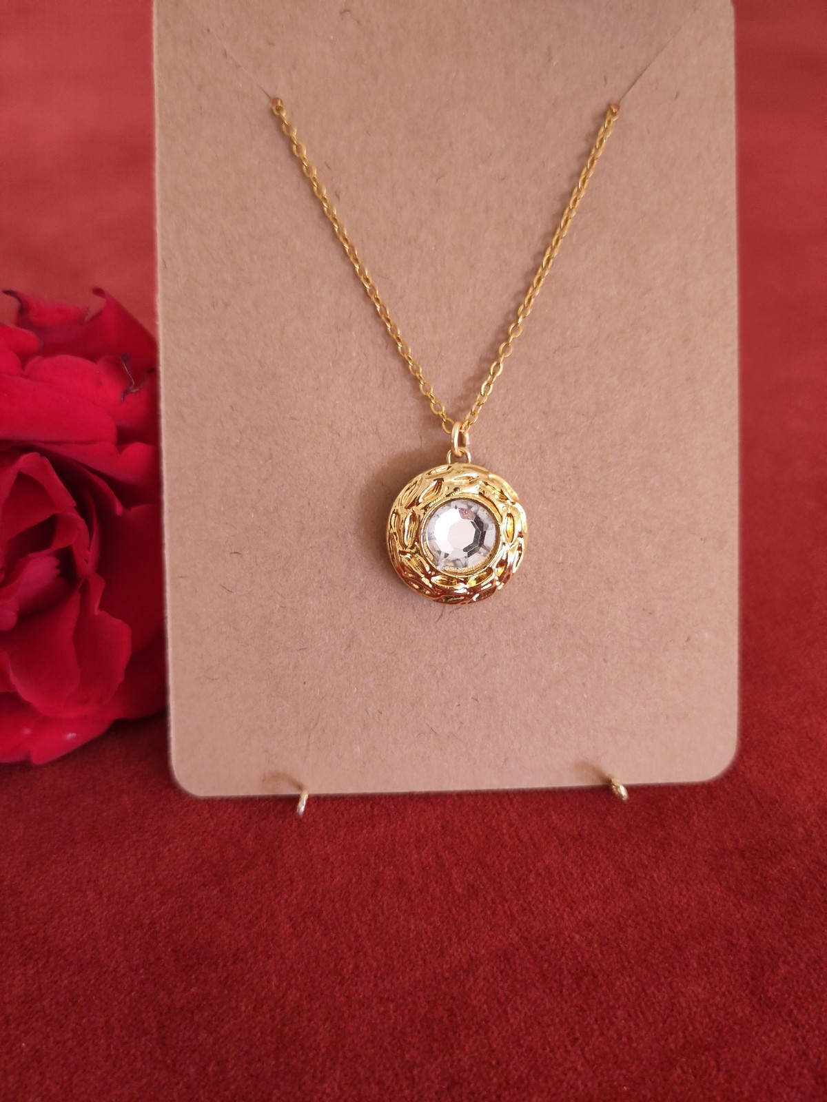 Vintage glknoop kettinkje | Mid Century Glamour | 1960s - 108471 Vintage knoop kettinkje | Mid Century Glamour | 1960s