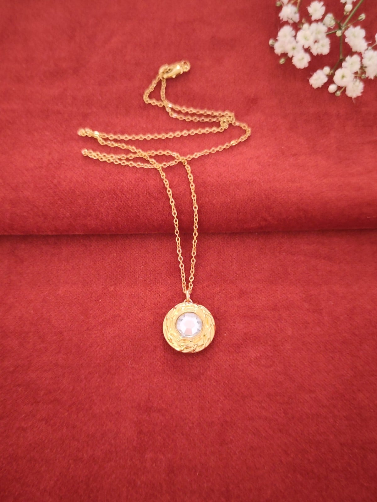 Vintage glknoop kettinkje | Mid Century Glamour | 1960s - 108565 Vintage knoop kettinkje | Mid Century Glamour | 1960s