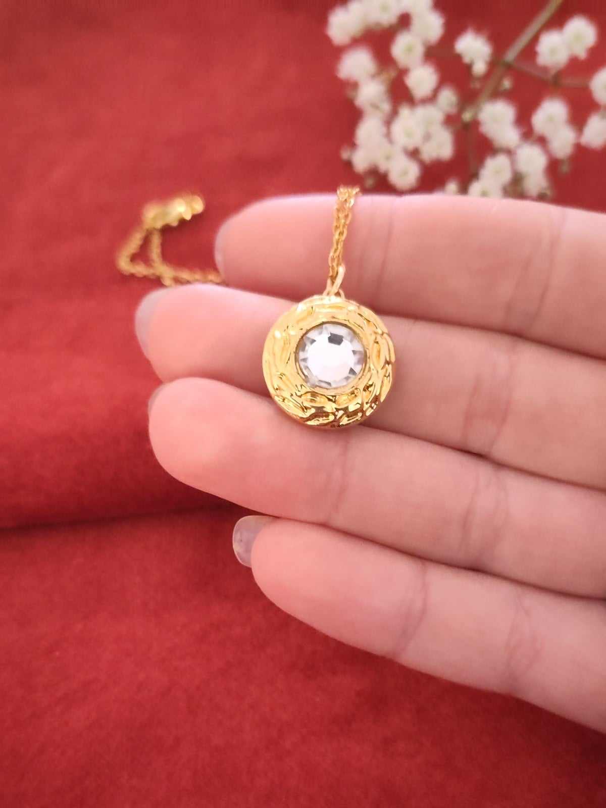 Vintage glknoop kettinkje | Mid Century Glamour | 1960s - 108568 Vintage knoop kettinkje | Mid Century Glamour | 1960s