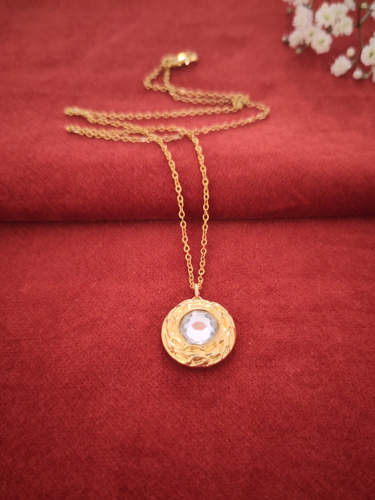 Vintage glknoop kettinkje | Mid Century Glamour | 1960s - 108569 Vintage knoop kettinkje | Mid Century Glamour | 1960s