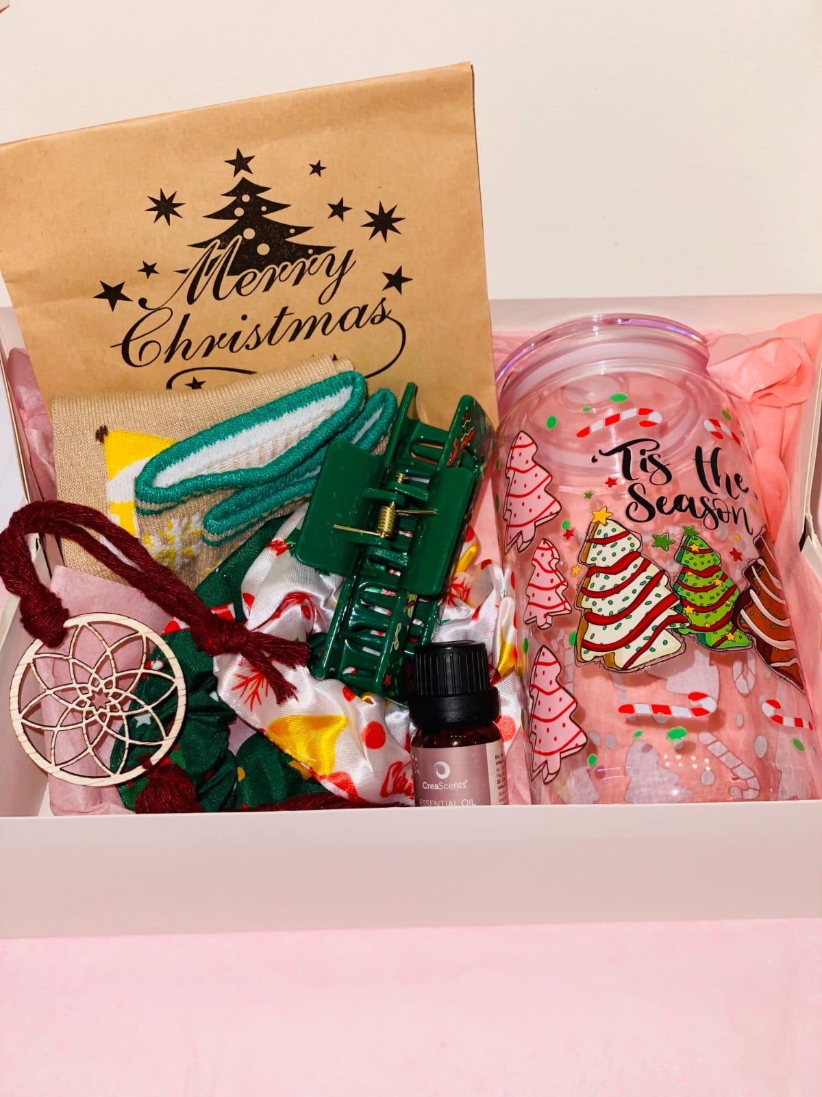 Crafted Creations Gift Box Kerst Set – Handgemaakt Compleet Cadeaup… - 109549 Crafted Creations Gift Box Kerst Set – Handgemaakt Compleet Cadeaupakket voor de Feestdagen – Luxe Kerstbox voor Creatieve & Originele Geschenken