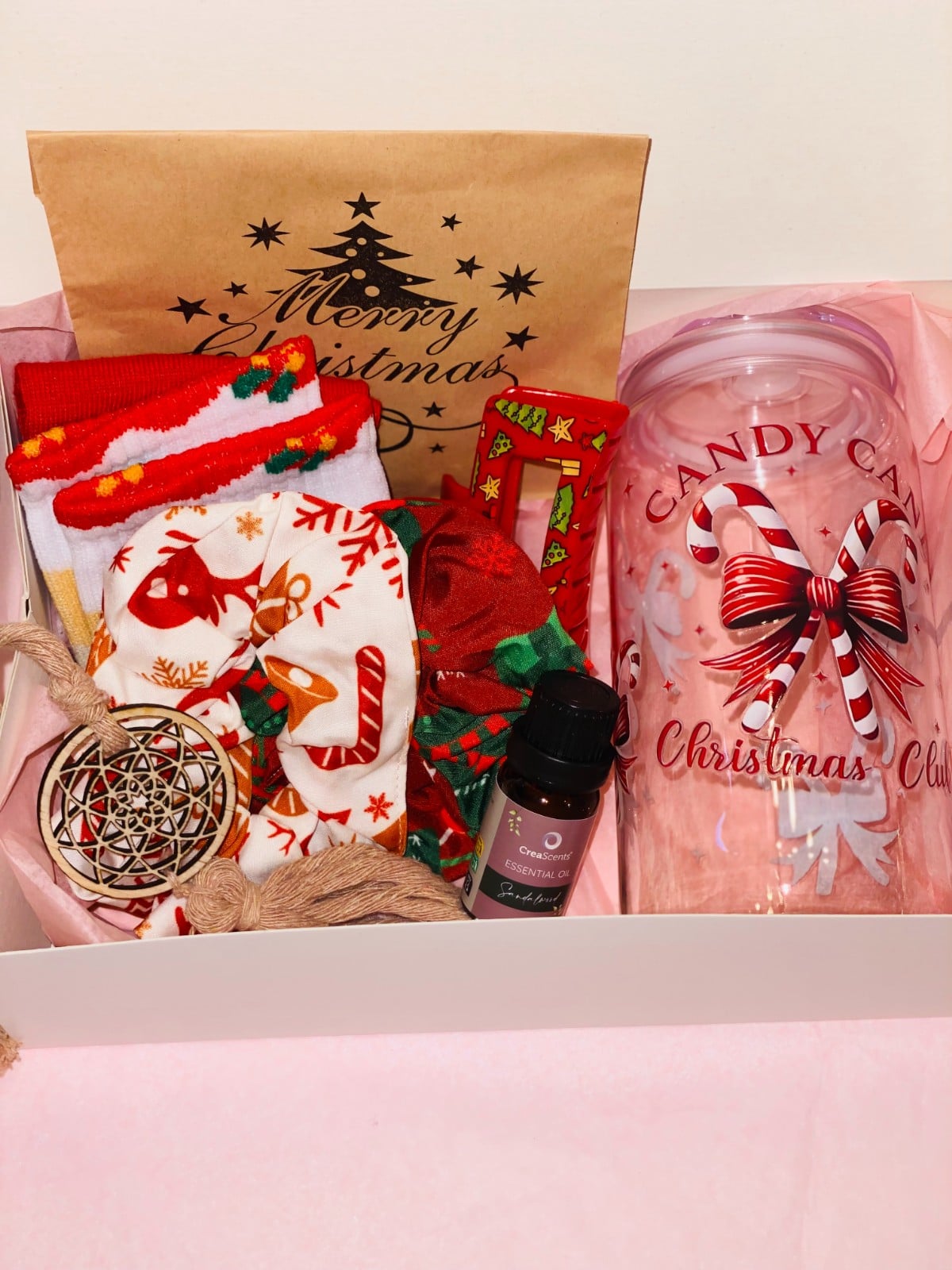 Crafted Creations Gift Box Kerst Set – Handgemaakt Compleet Cadeaup… - 109555 Crafted Creations Gift Box Kerst Set – Handgemaakt Compleet Cadeaupakket voor de Feestdagen – Luxe Kerstbox voor Creatieve & Originele Geschenken