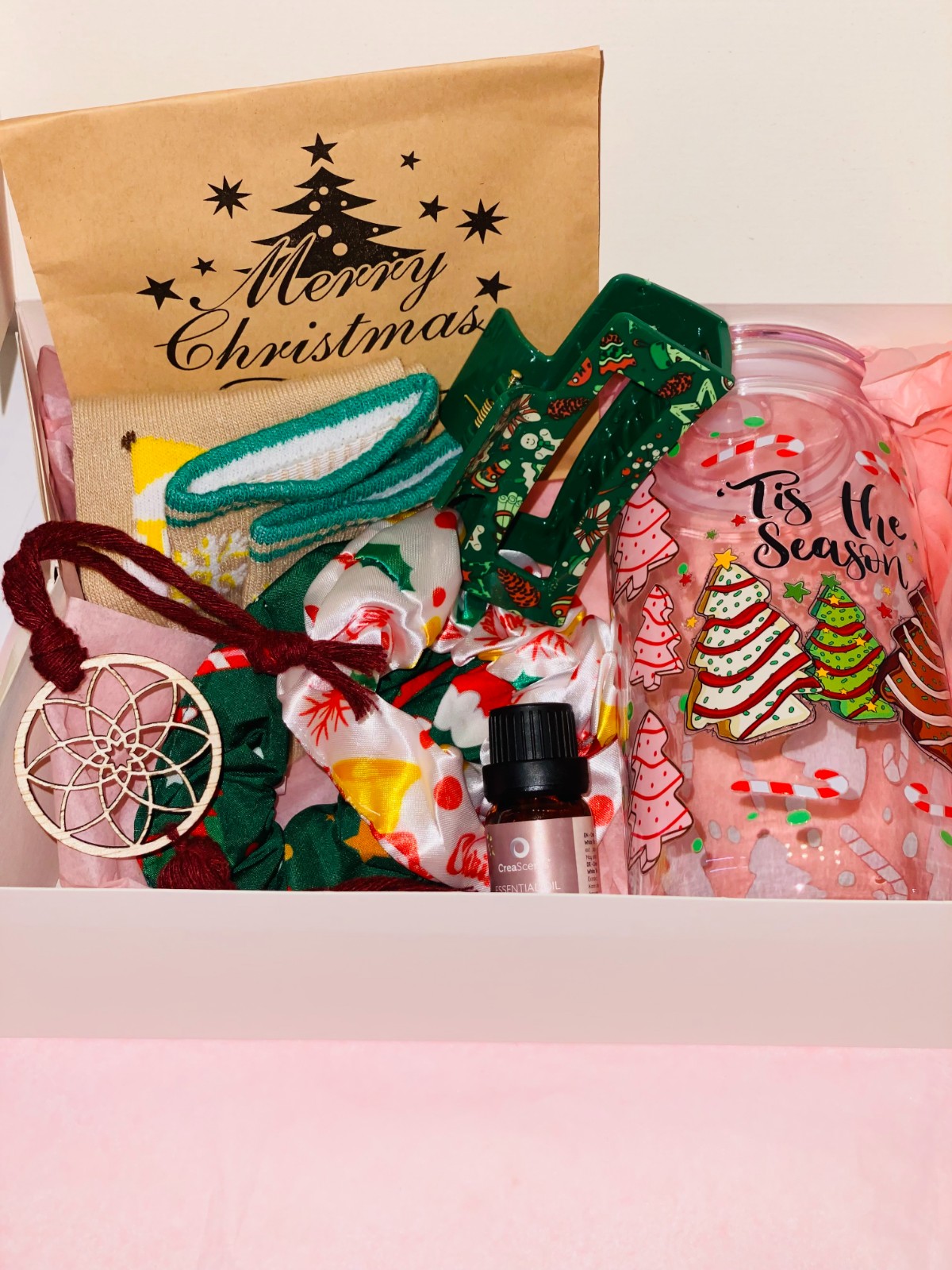 Crafted Creations Gift Box Kerst Set – Handgemaakt Compleet Cadeaup… - 109557 Crafted Creations Gift Box Kerst Set – Handgemaakt Compleet Cadeaupakket voor de Feestdagen – Luxe Kerstbox voor Creatieve & Originele Geschenken