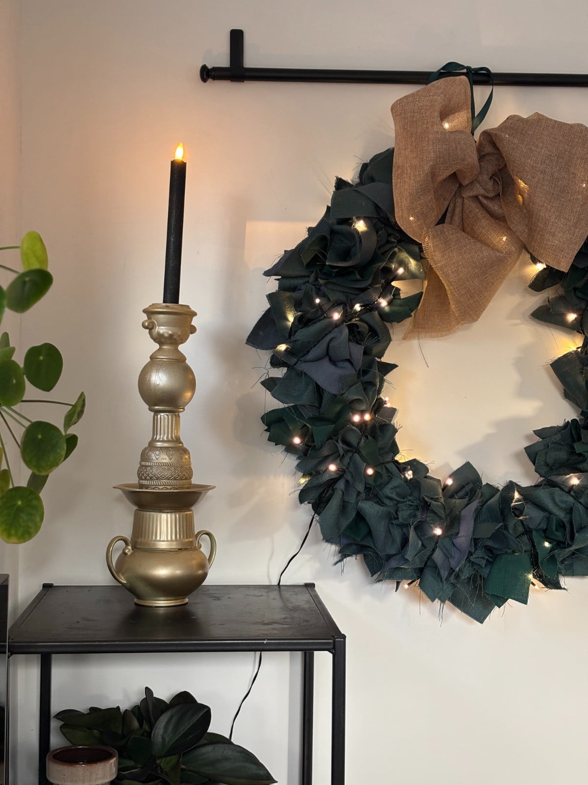 Grote handgemaakte kandelaar