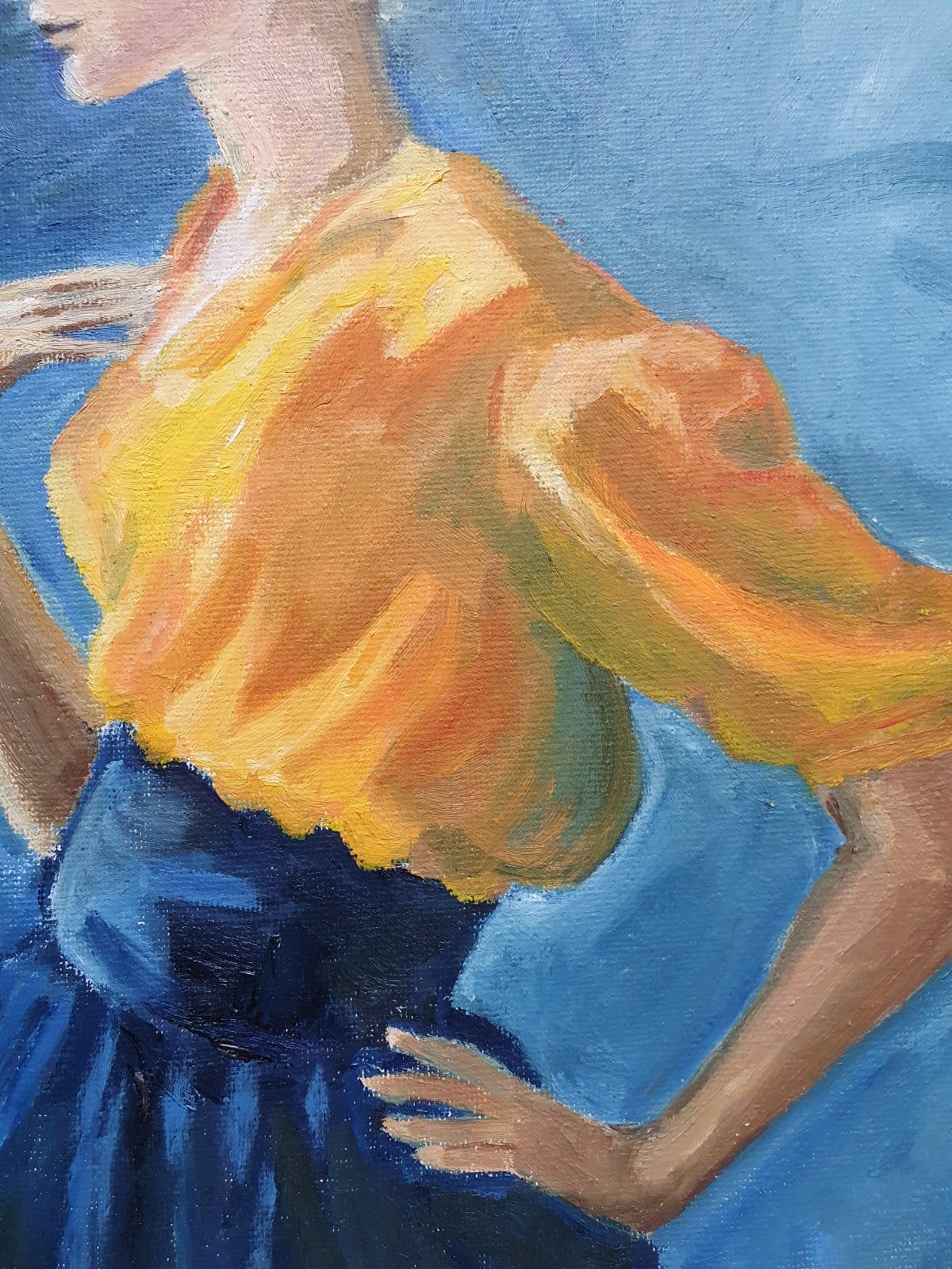 prachtige dame, unieke kunstprint, wanddecoratie