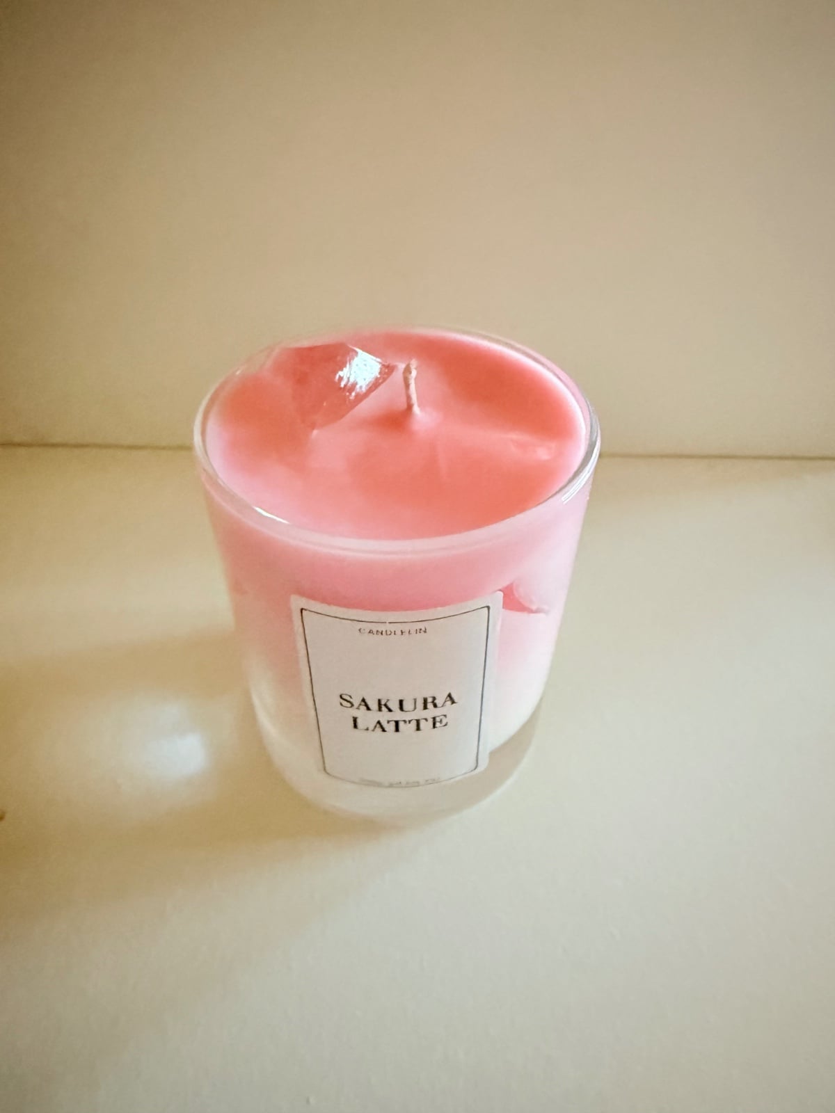 Sakura Latte geurkaars - 110612 Sakura Latte geurkaars