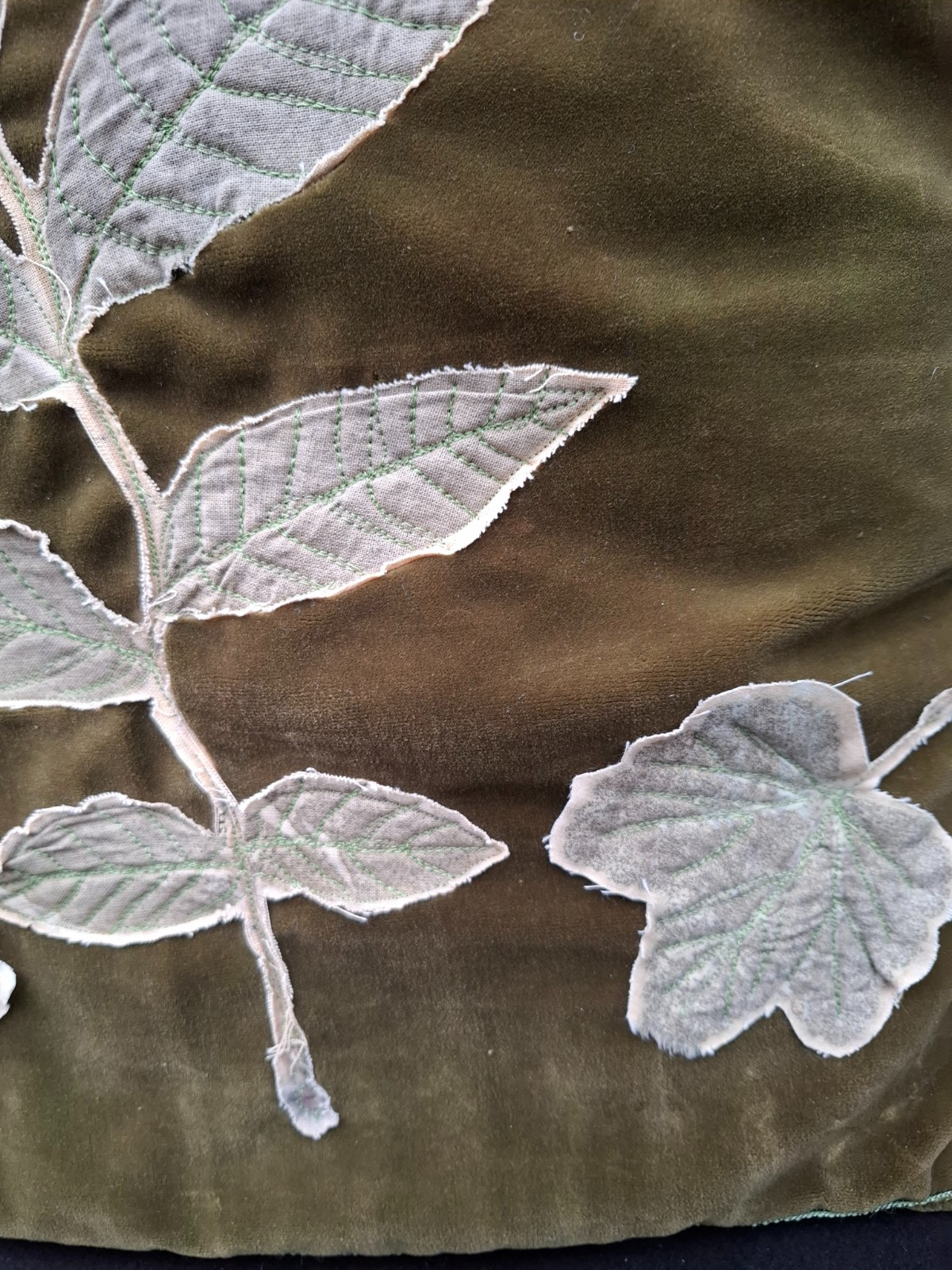 2 Sierkussens olijfgroen