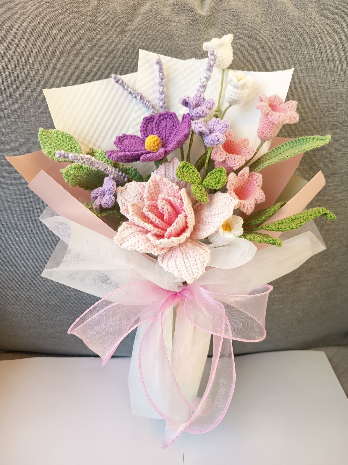 Handgemaakte gehaakte bloemen 1