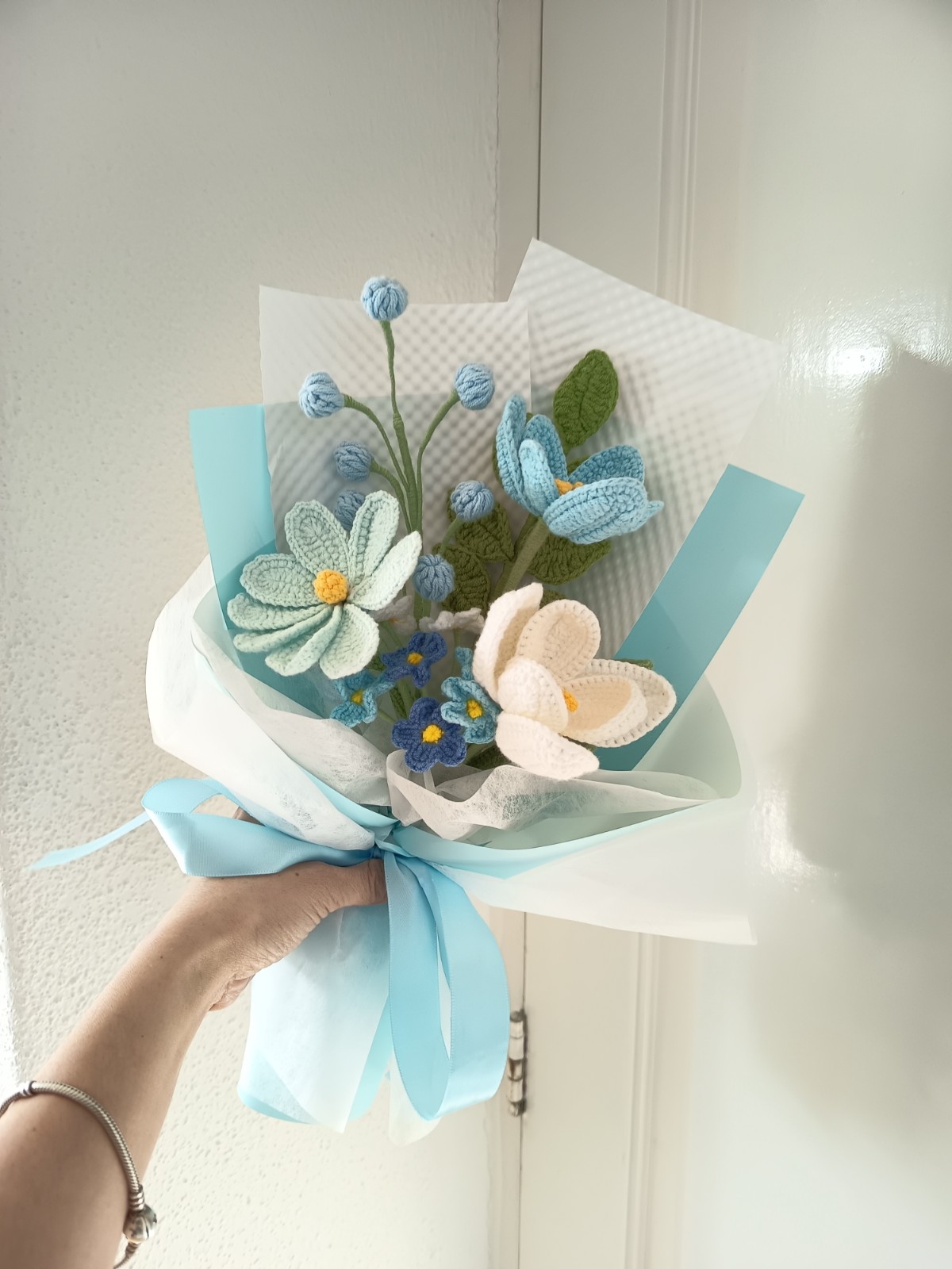 Handgemaakte gehaakte bloemen 3