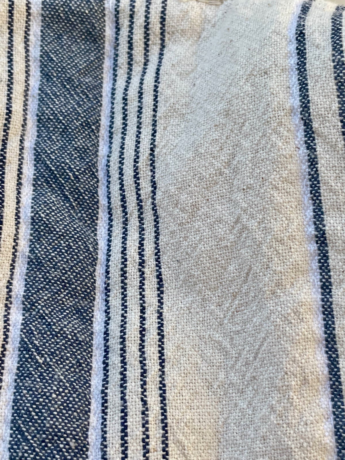 Handgemaakte make-up tas van katoen – gevoerd & gewatteerd – 4 mediterrane kleuren