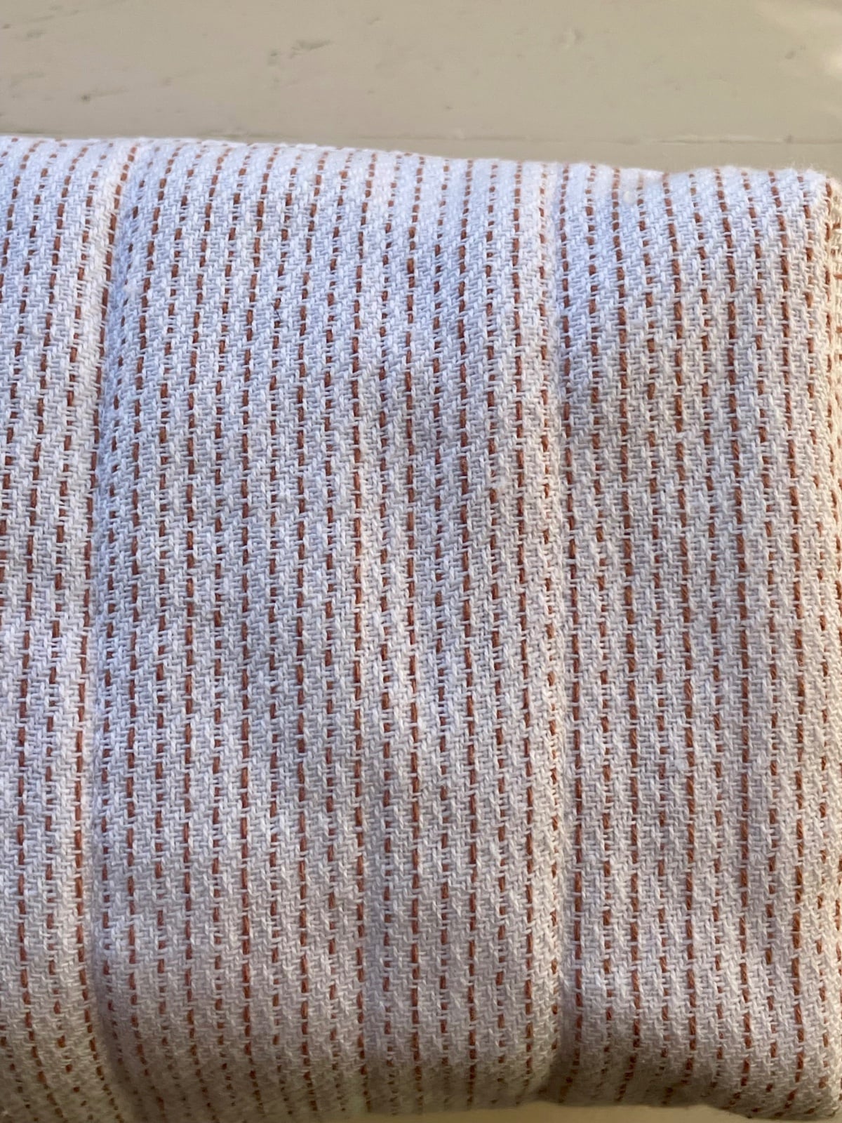 Handgemaakte make-up tas van katoen – gevoerd & gewatteerd – 4 mediterrane kleuren