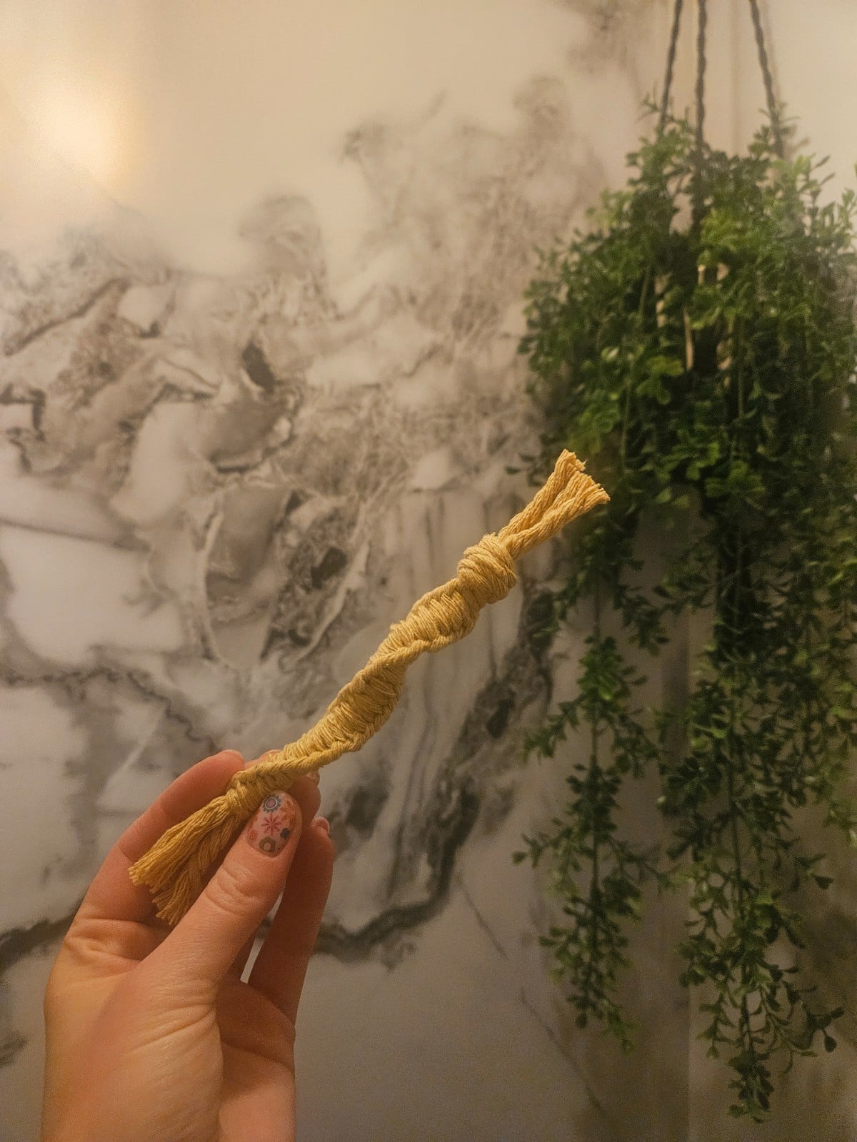 Katten speeltje macramé