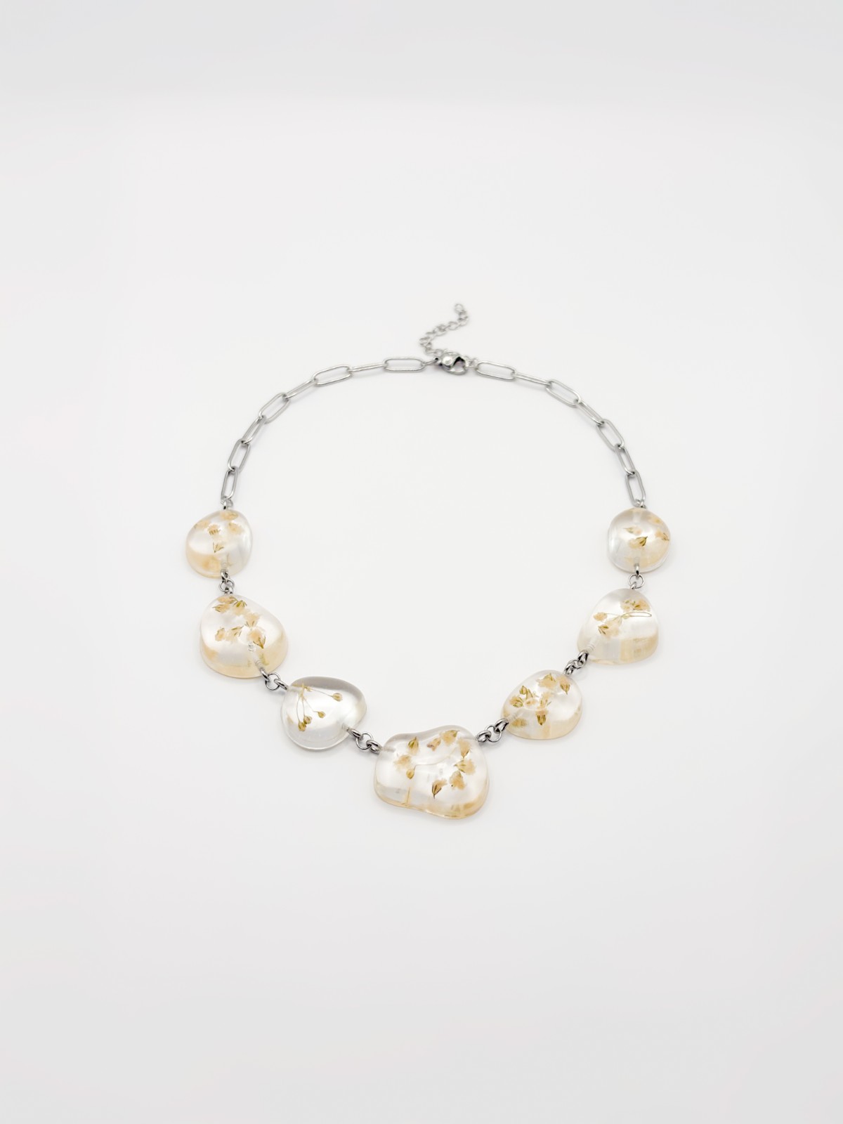 Ketting met Stenen Gevuld met Echt Gipskruid (The Classics)