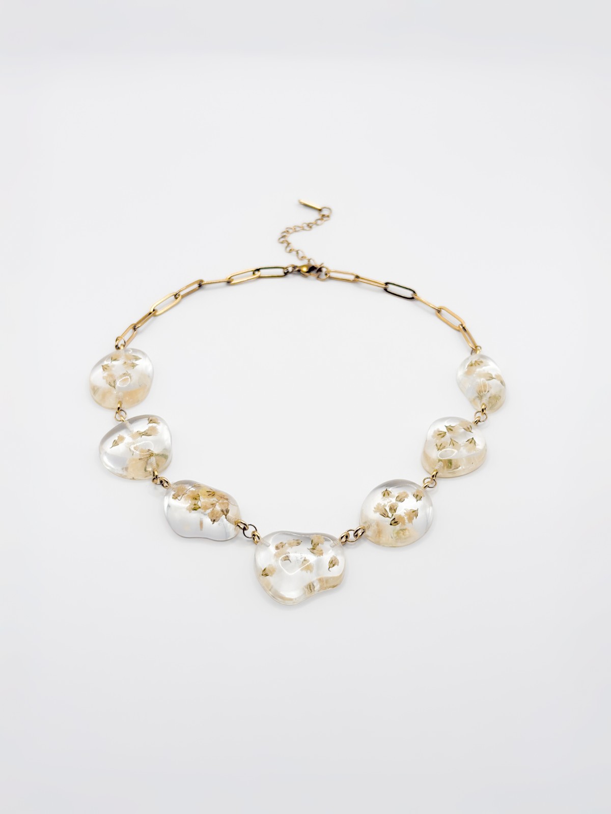 Ketting met Stenen Gevuld met Echt Gipskruid (The Classics)