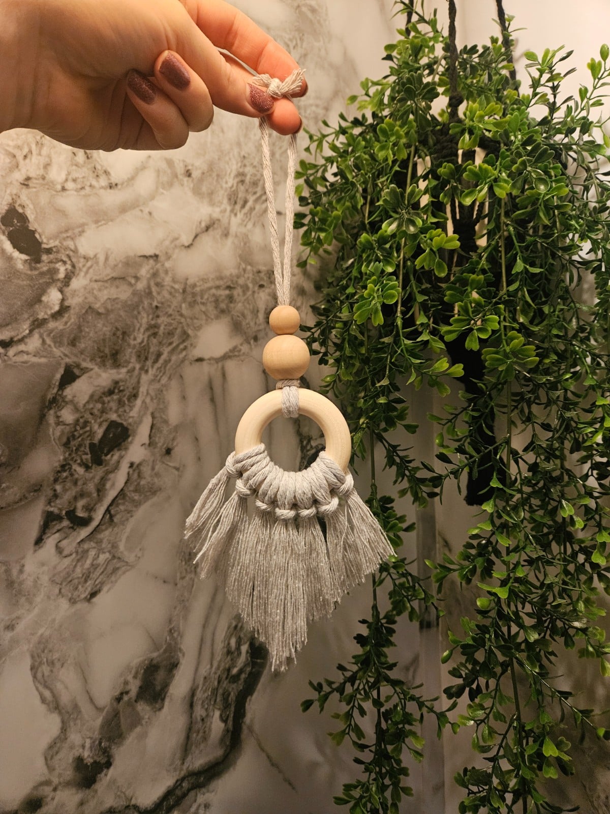Macramé autohanger