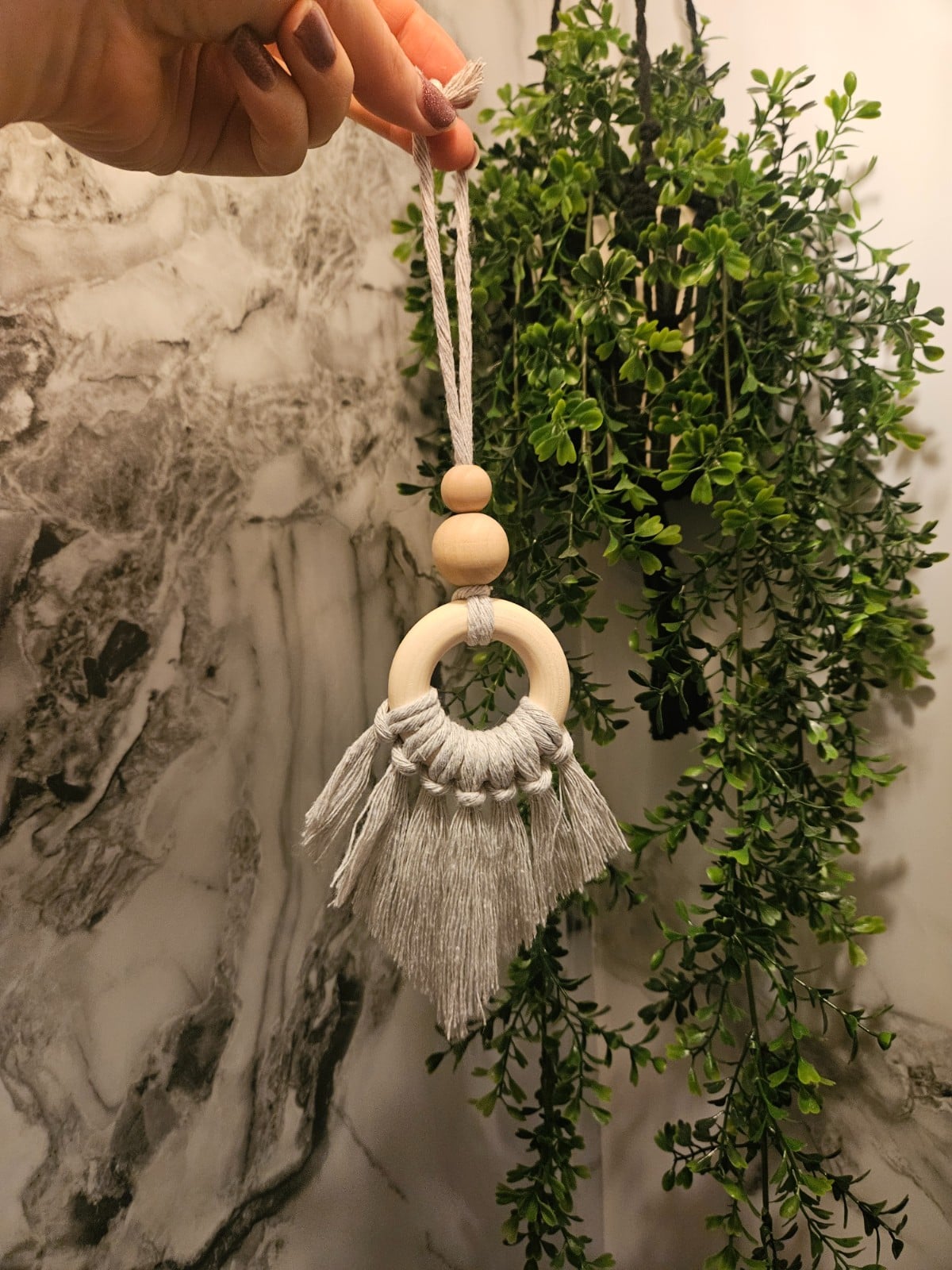 Macramé autohanger
