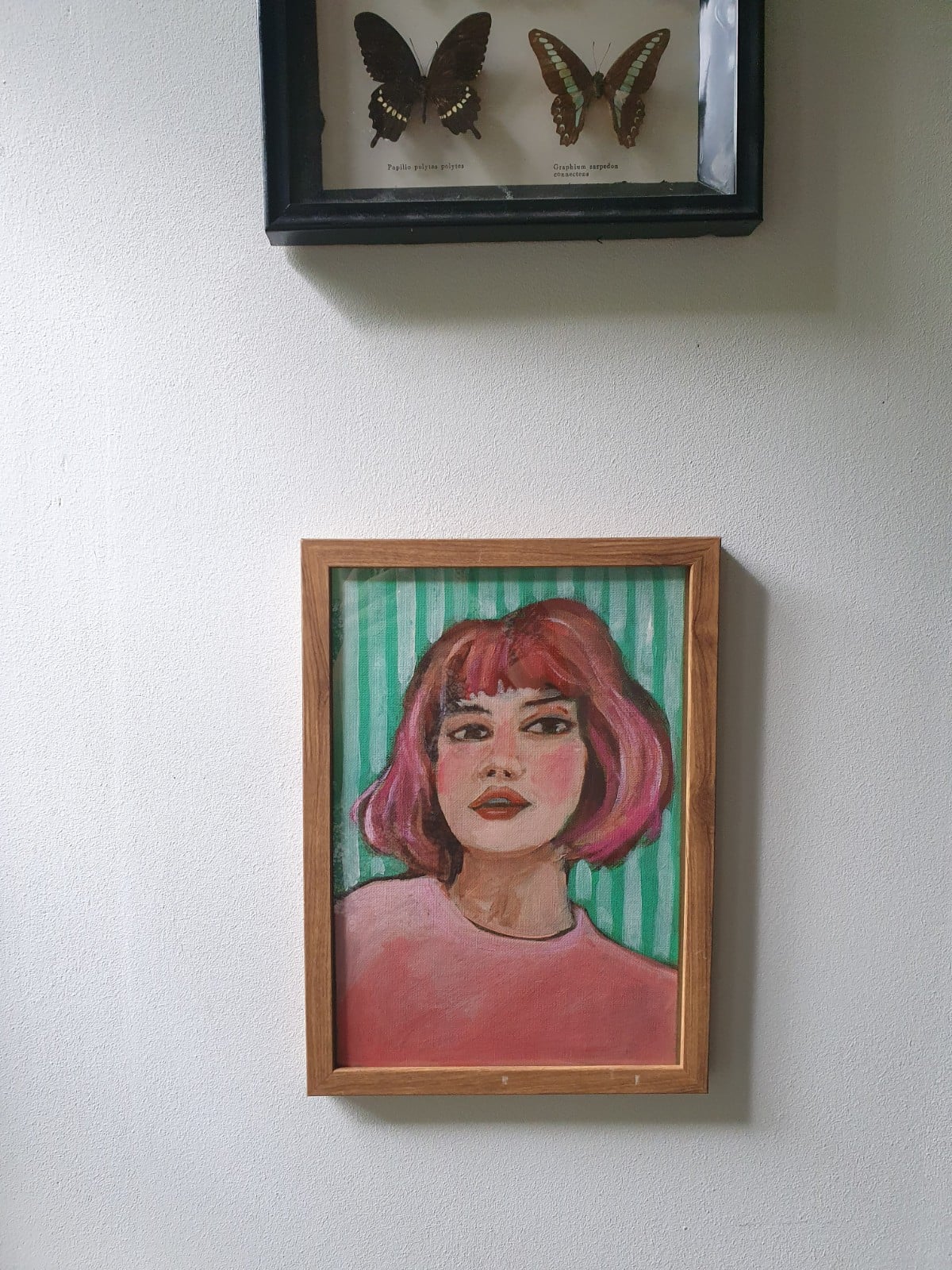 meisje met het roze haar