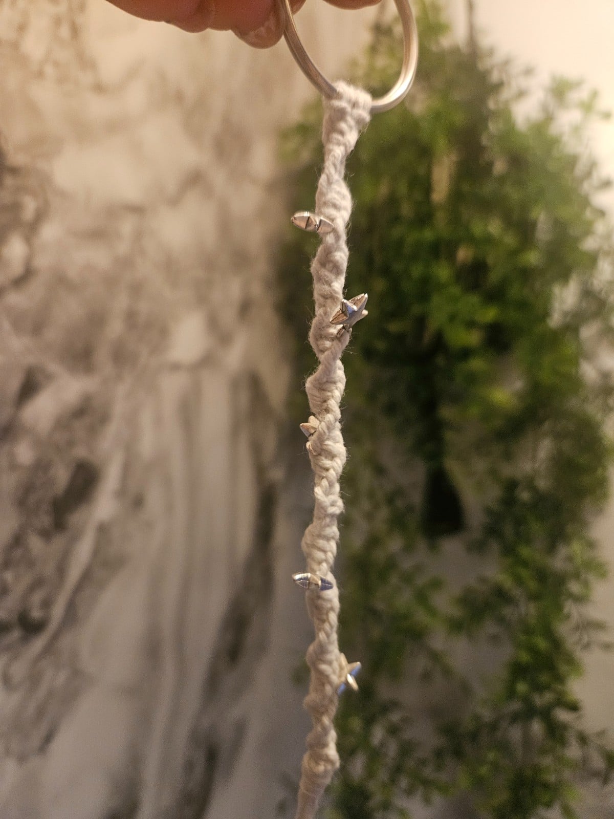 Sleutelhanger met sterren bedels