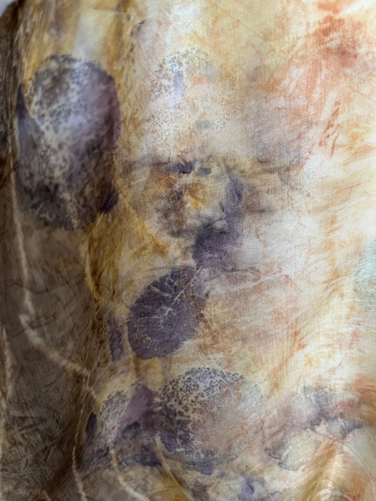 Unieke zijden sjaal op