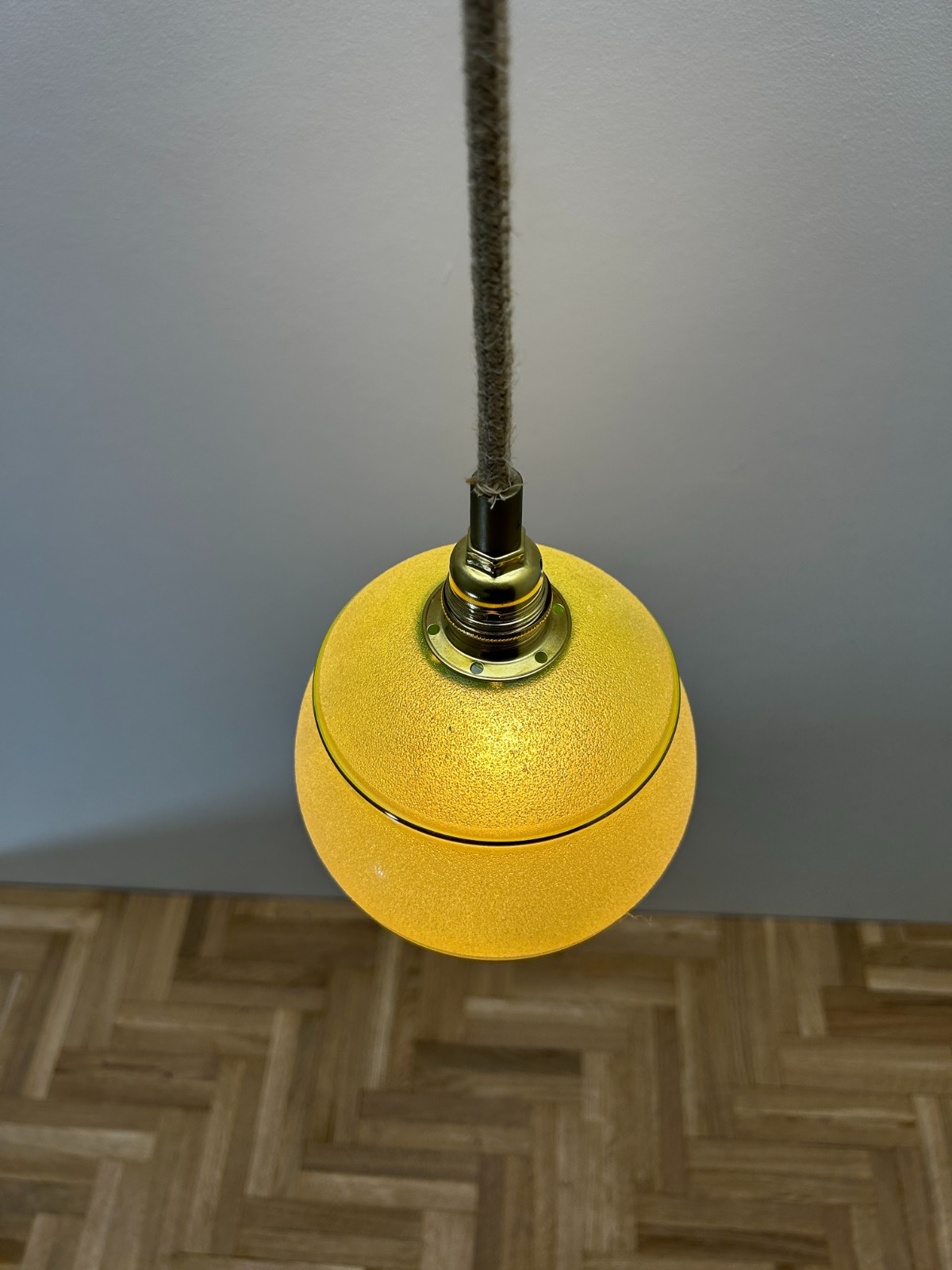 Vintage hanglampje jaren 30/40