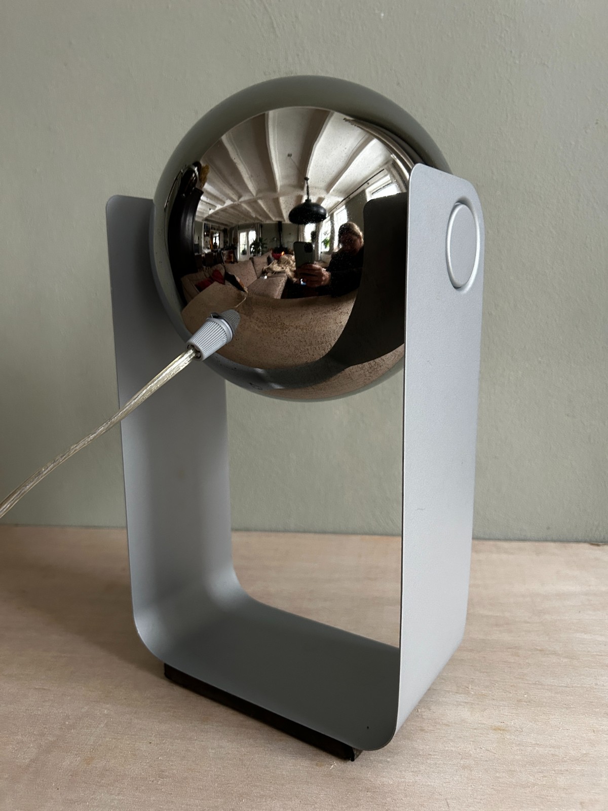 Vintage spage age lamp van Massive