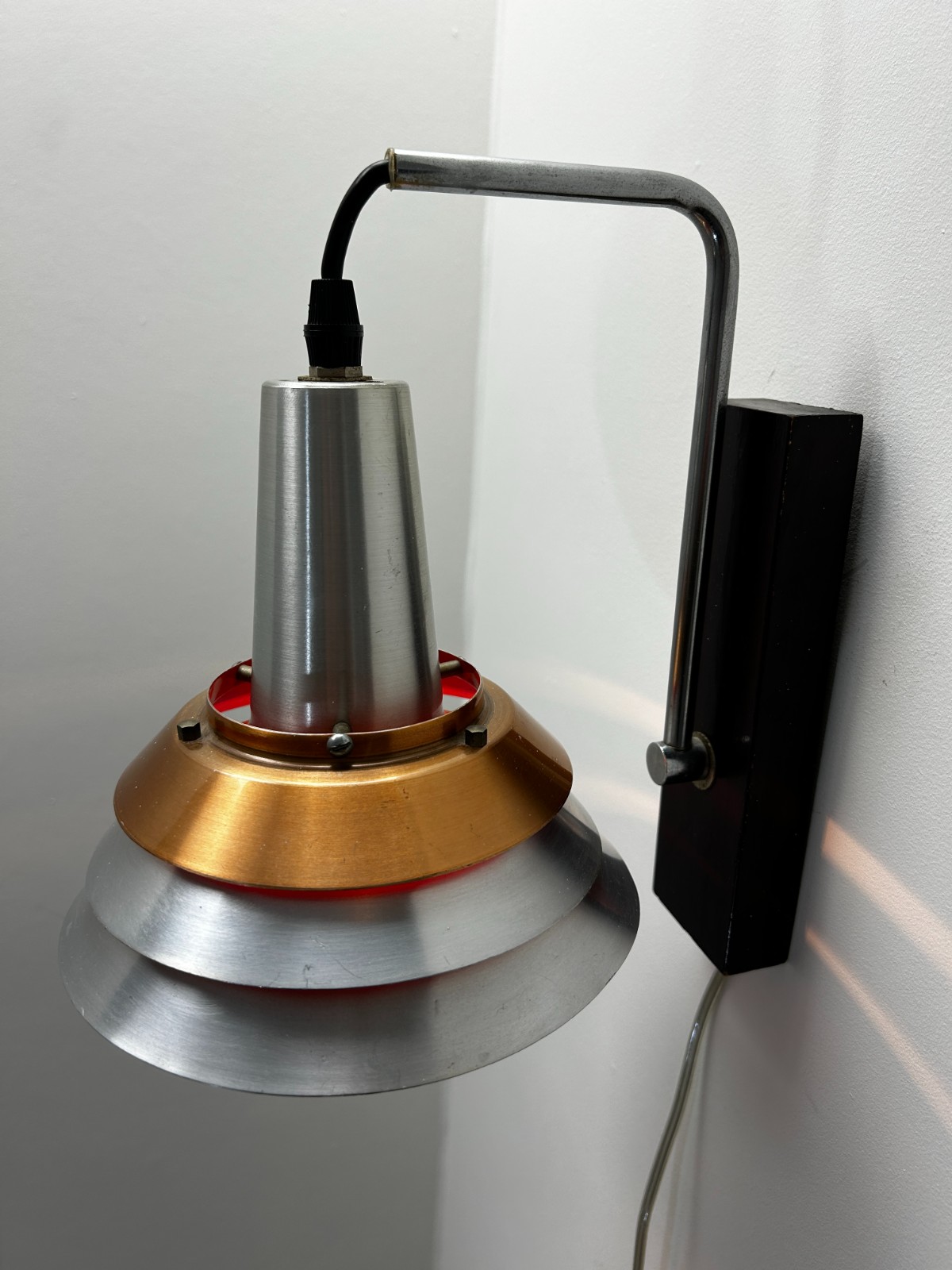 Vintage wandlamp Carl Thore jaren 70