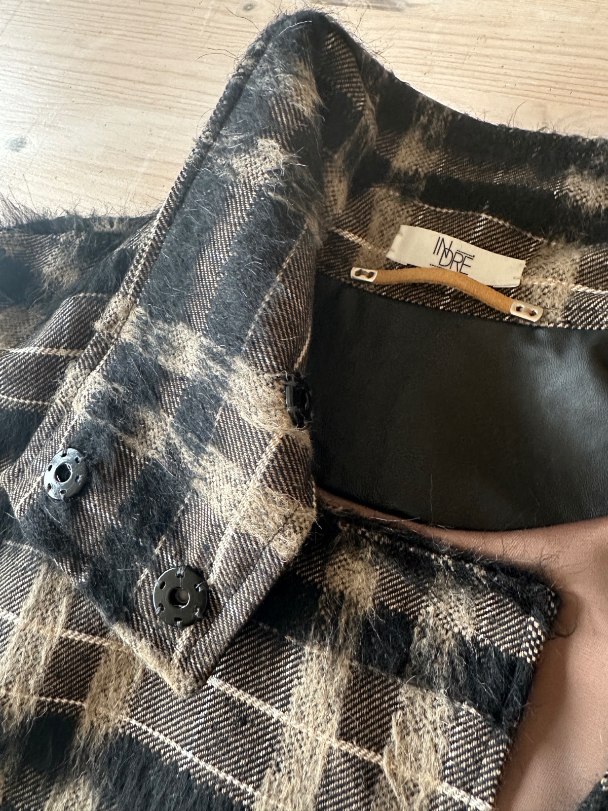 Dames jas, herfst/lente jas, funnel neck coat