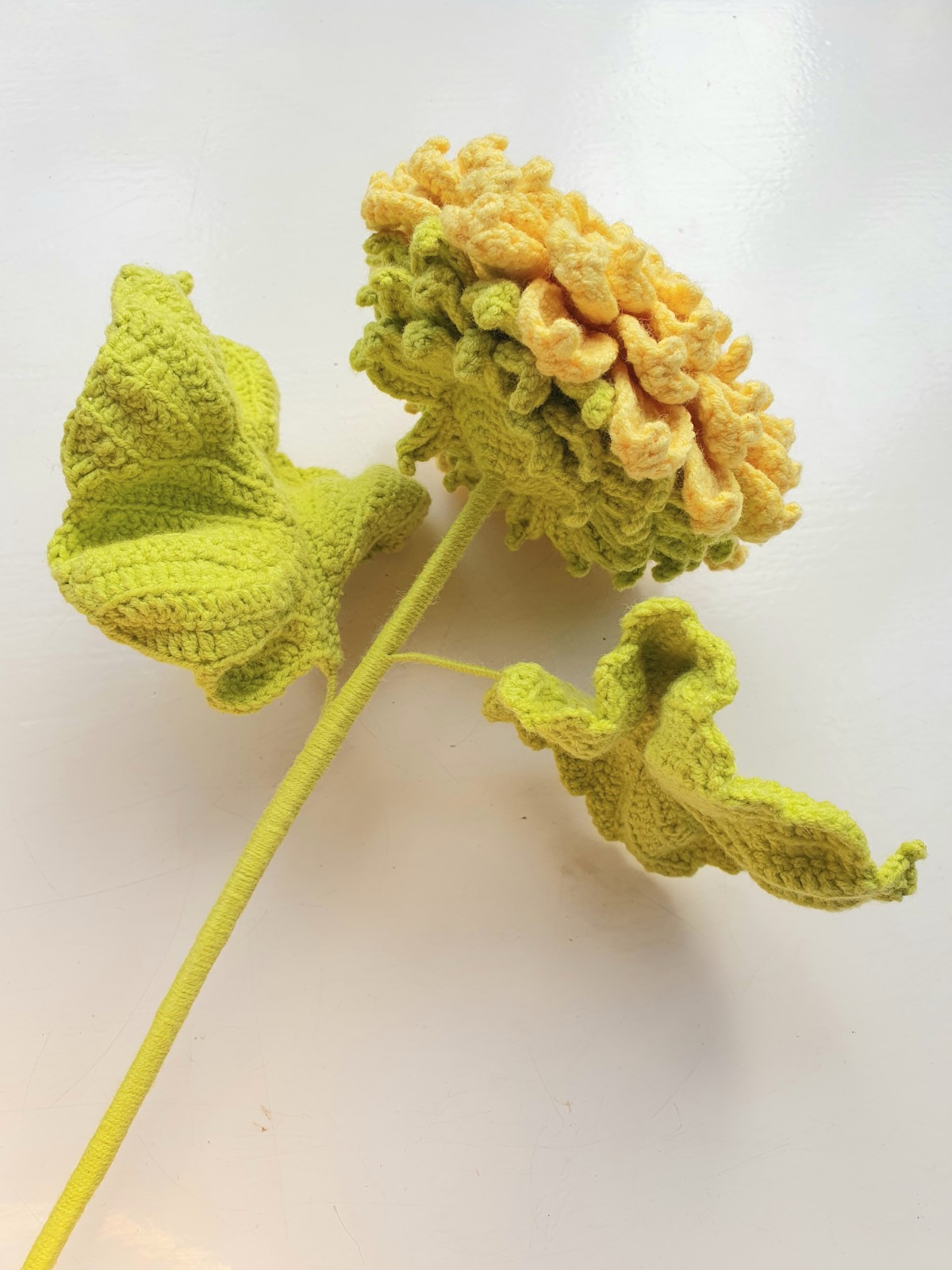 Handgemaakte Van Gogh Zonnebloemen – Ambachtelijk Gehaakt Kunstwerk