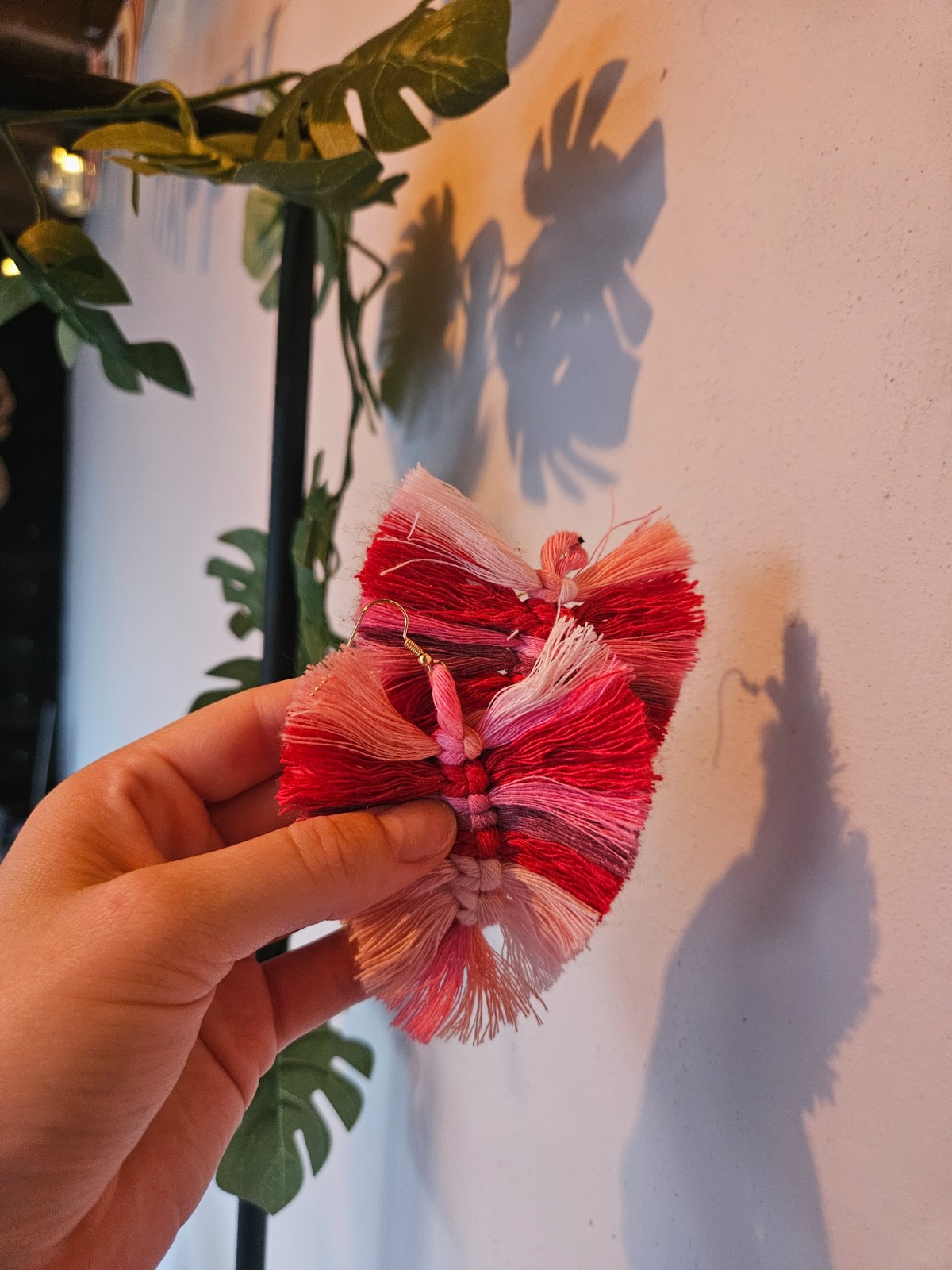 Macrame oorbellen ombre - 113805 Macrame oorbellen ombre