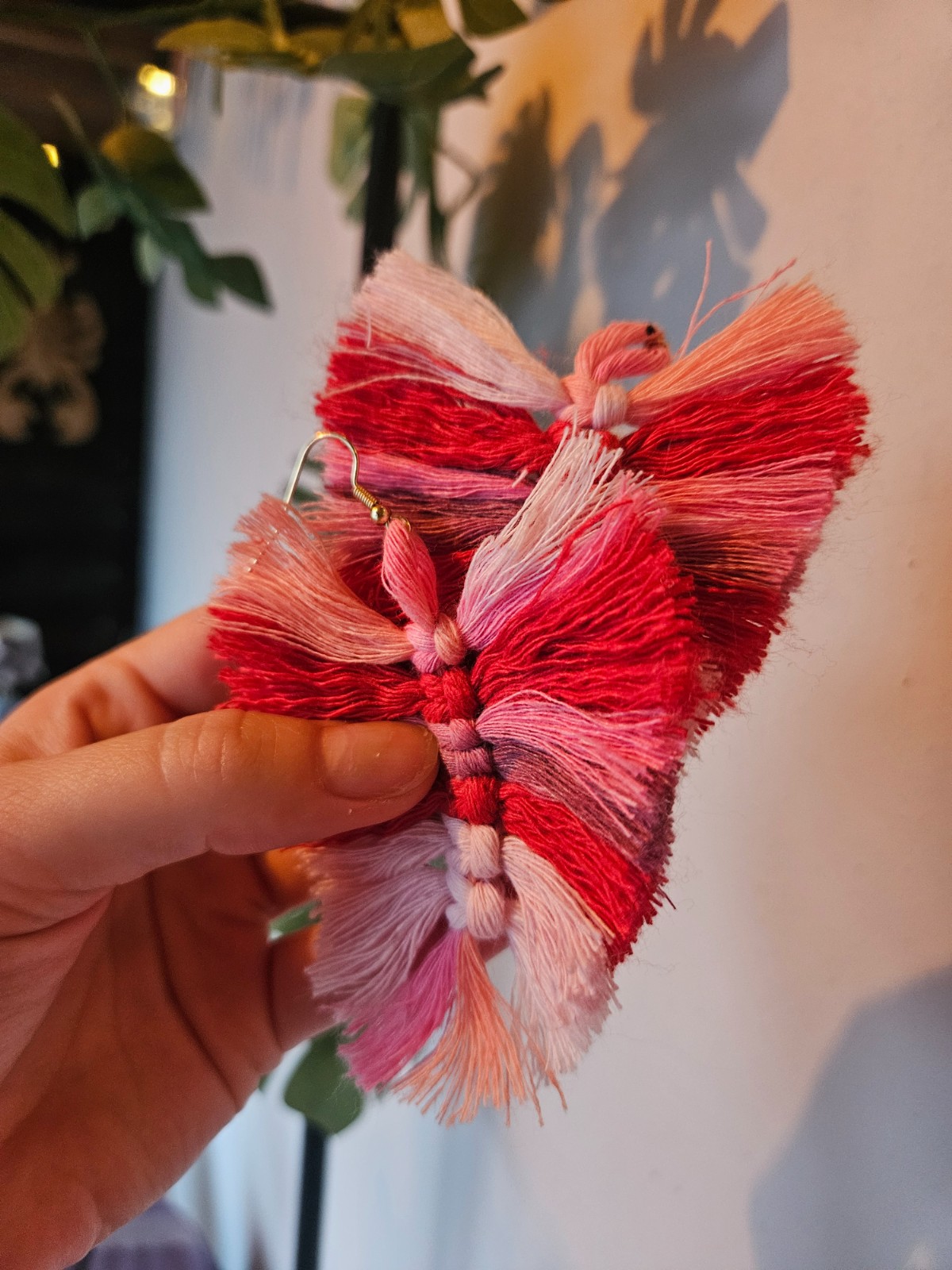 Macrame oorbellen ombre - 113806 Macrame oorbellen ombre