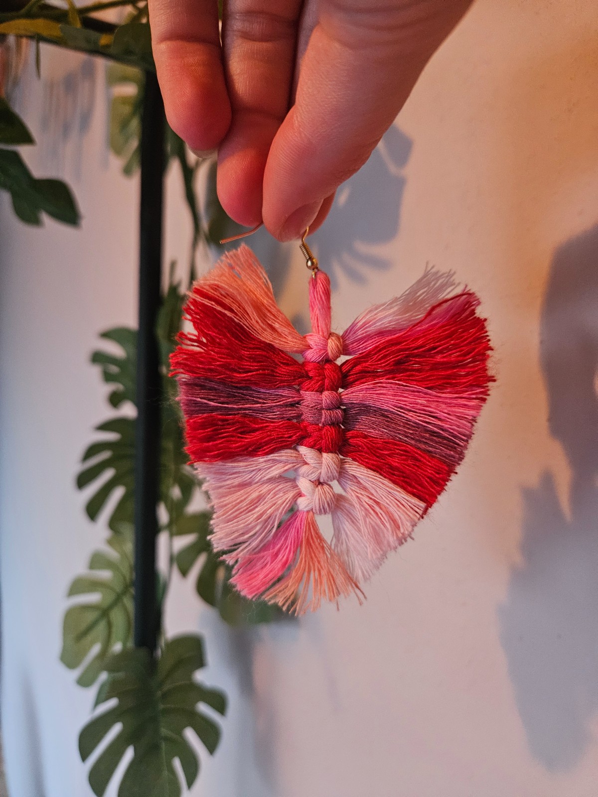 Macrame oorbellen ombre - 113807 Macrame oorbellen ombre