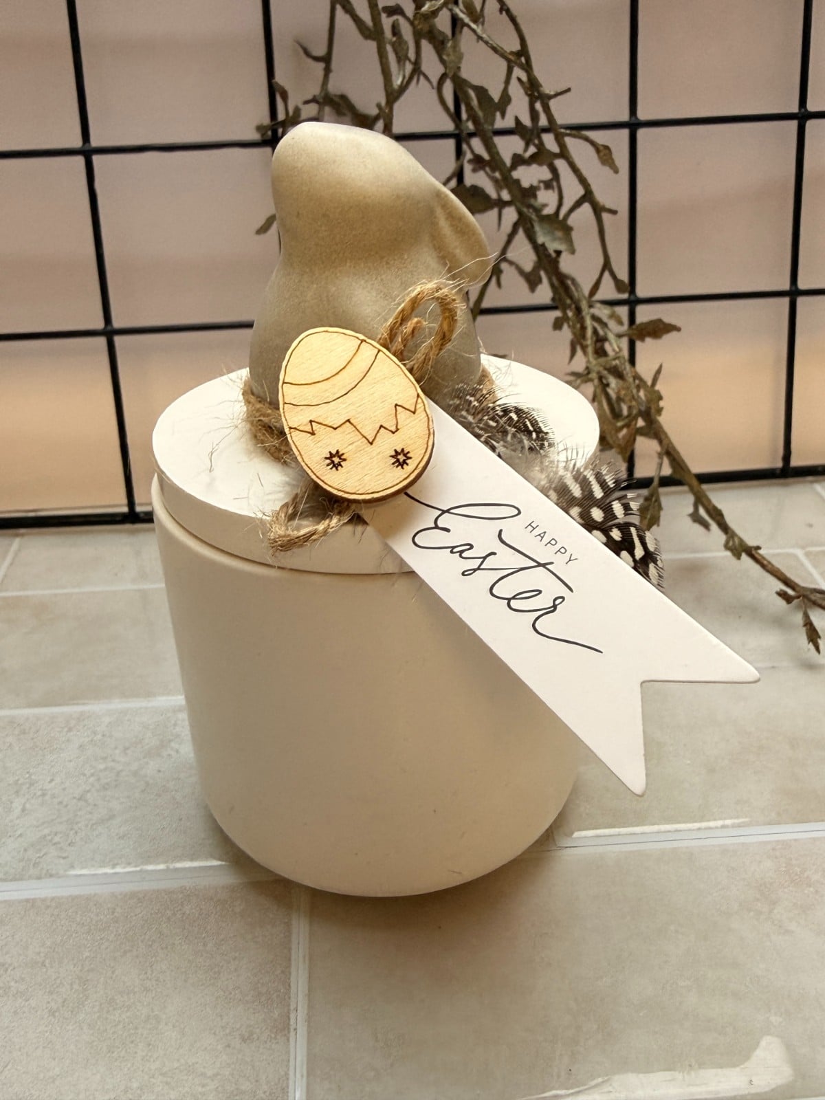 Paaspotje Taupe leeg