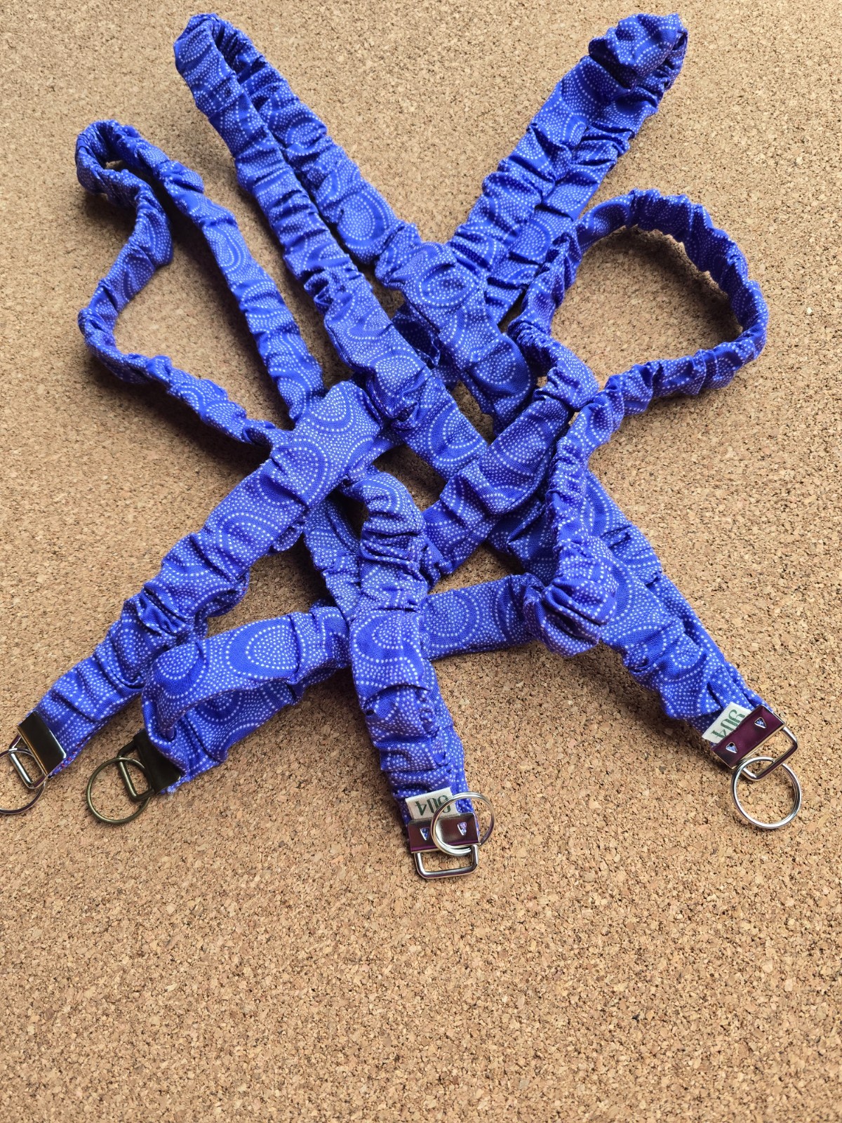 Scrunchie keycord | handgemaakt | paars | print | Atelier 904 - 116399 Scrunchie keycord | handgemaakt | paars | print | Atelier 904