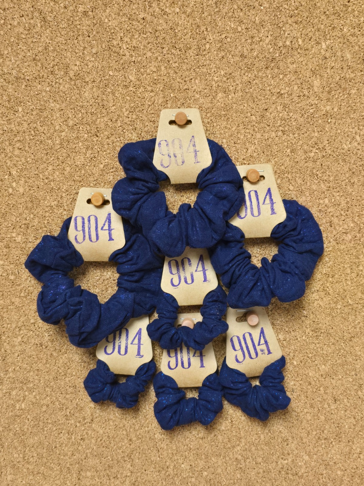 Scrunchie van double gauze | marine blauw | blauw | petrol | handgema… - 116934 Scrunchie van double gauze | marine blauw | blauw | petrol | handgemaakt | meerdere kleuren | Atelier 904