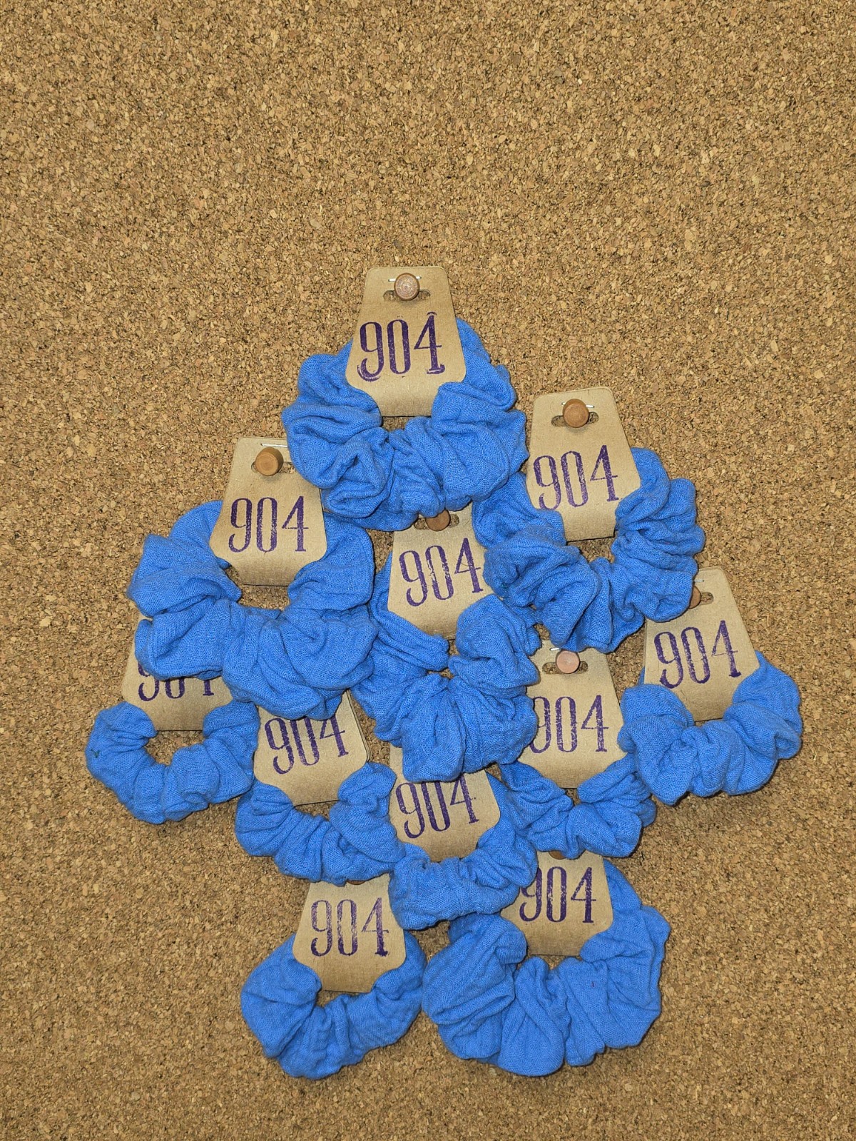 Scrunchie van double gauze | marine blauw | blauw | petrol | handgema… - 116936 Scrunchie van double gauze | marine blauw | blauw | petrol | handgemaakt | meerdere kleuren | Atelier 904