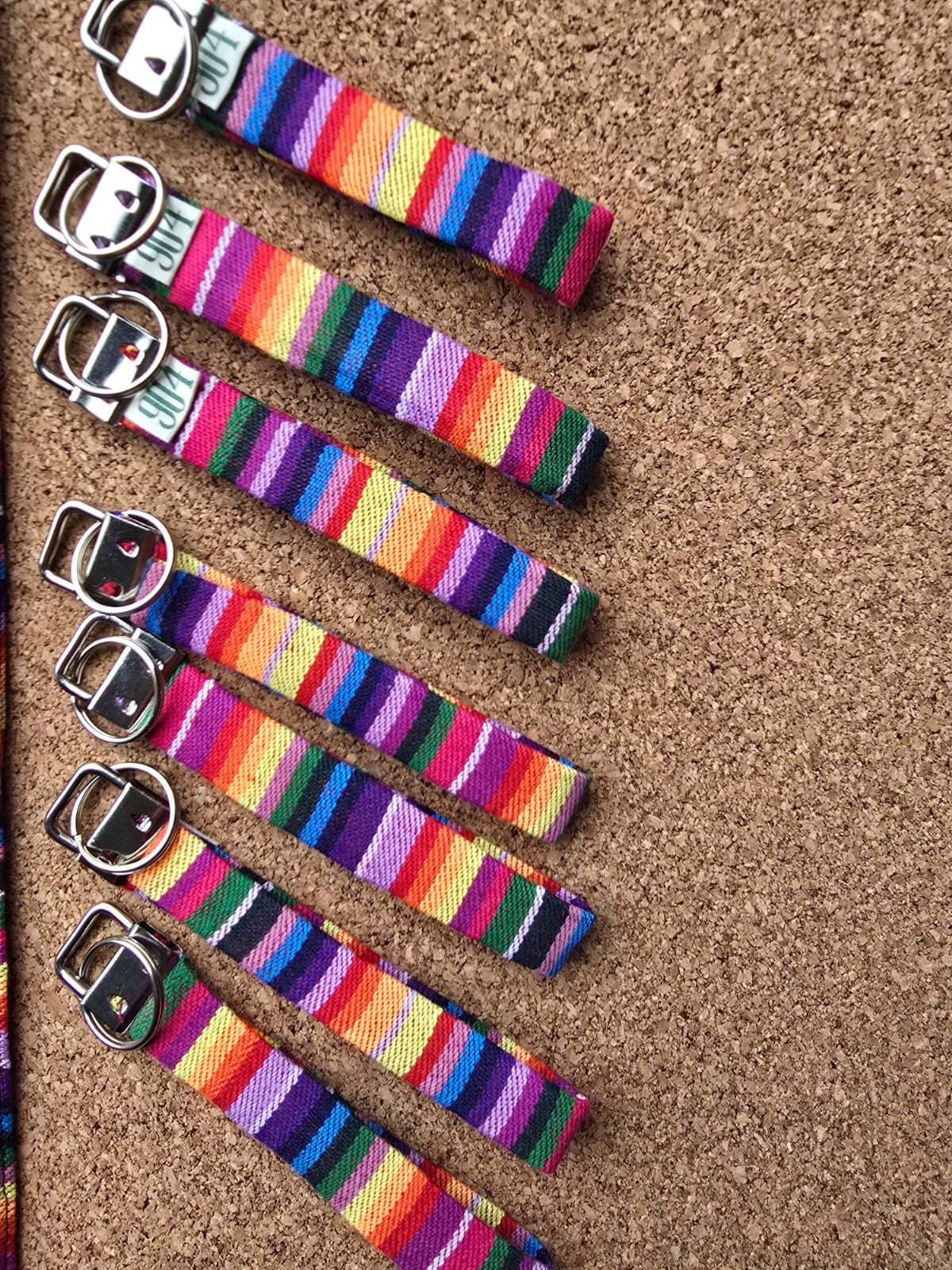 Sleutelhanger | polssleutelhanger | regenboog | handgemaakt | Atelier 904