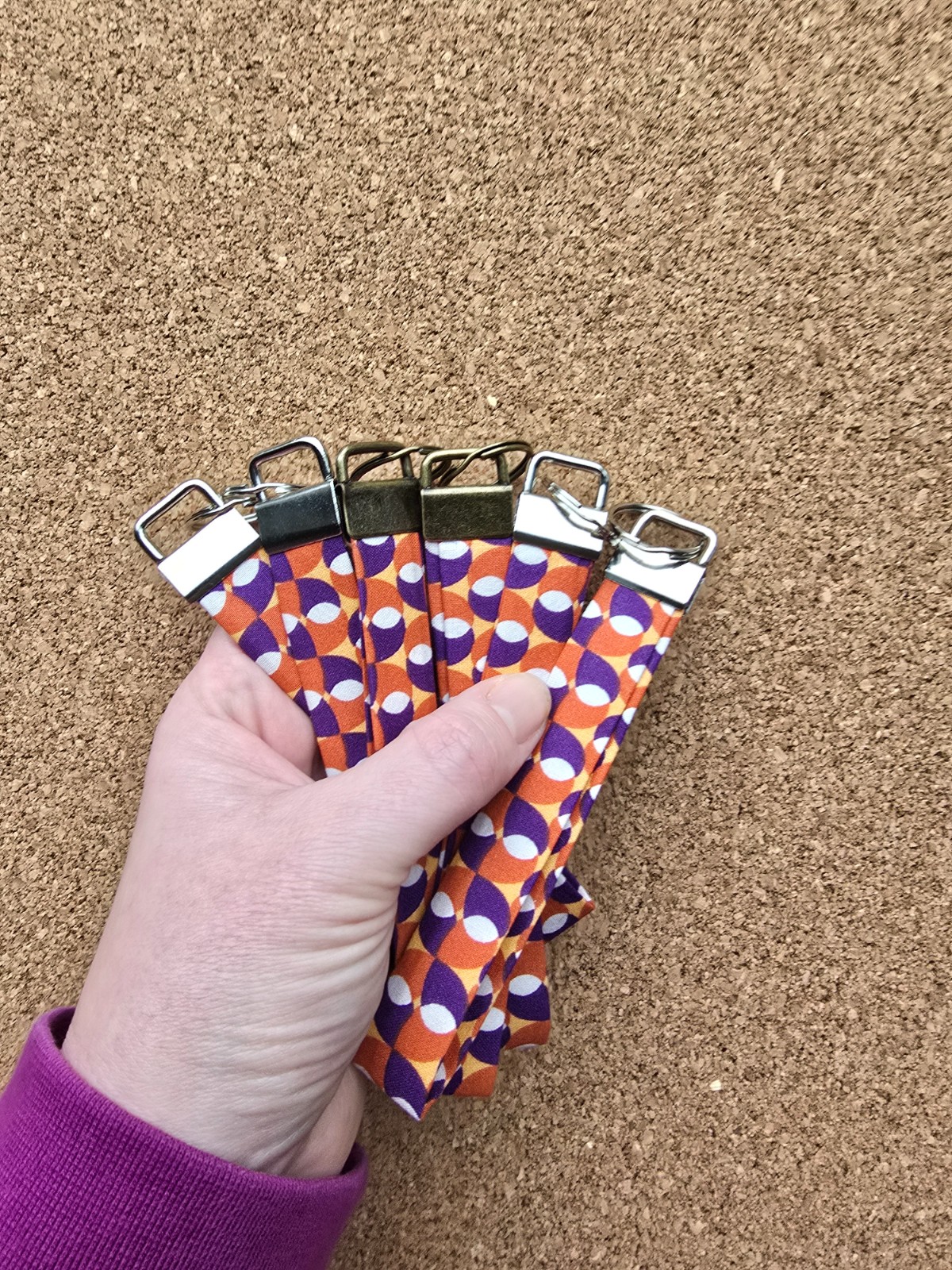 Sleutelhanger | polssleutelhanger | retro | kleurrijk | handgemaakt |… - 116497 Sleutelhanger | polssleutelhanger | retro | kleurrijk | handgemaakt |Atelier 904