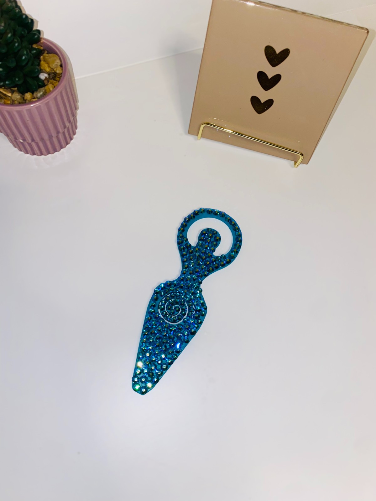 ✨ Sprankelende Blauwe Bladwijzer ✨