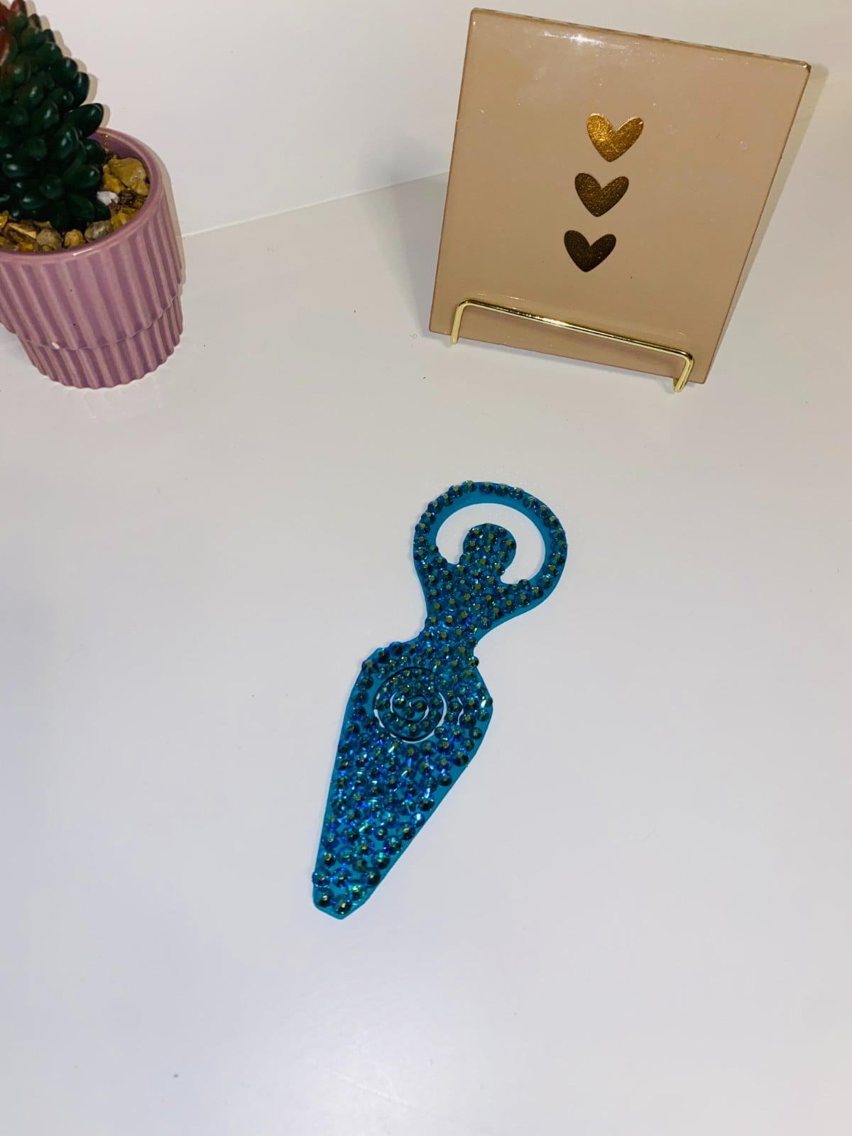 ✨ Sprankelende Blauwe Bladwijzer ✨