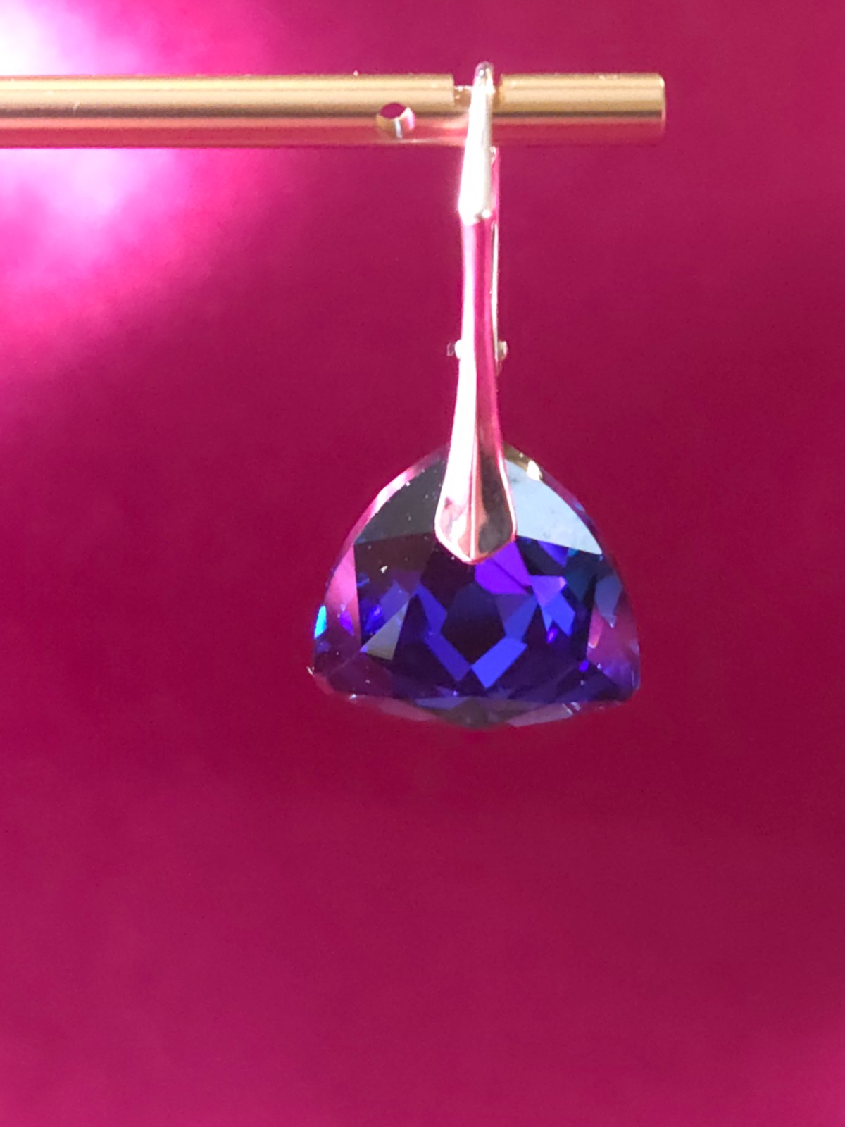 925 zilveren leverback oorbellen met Oostenrijks kristal - 118151 925 zilveren leverback oorbellen met Oostenrijks kristal