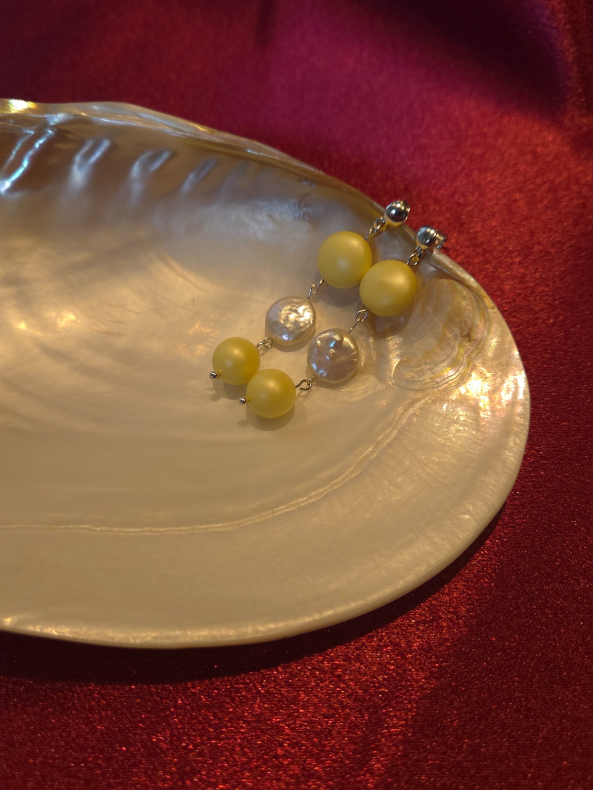 925 zilveren oorbellen met kristal parels en zoetwater parels - 2 kleuren beschikbaar