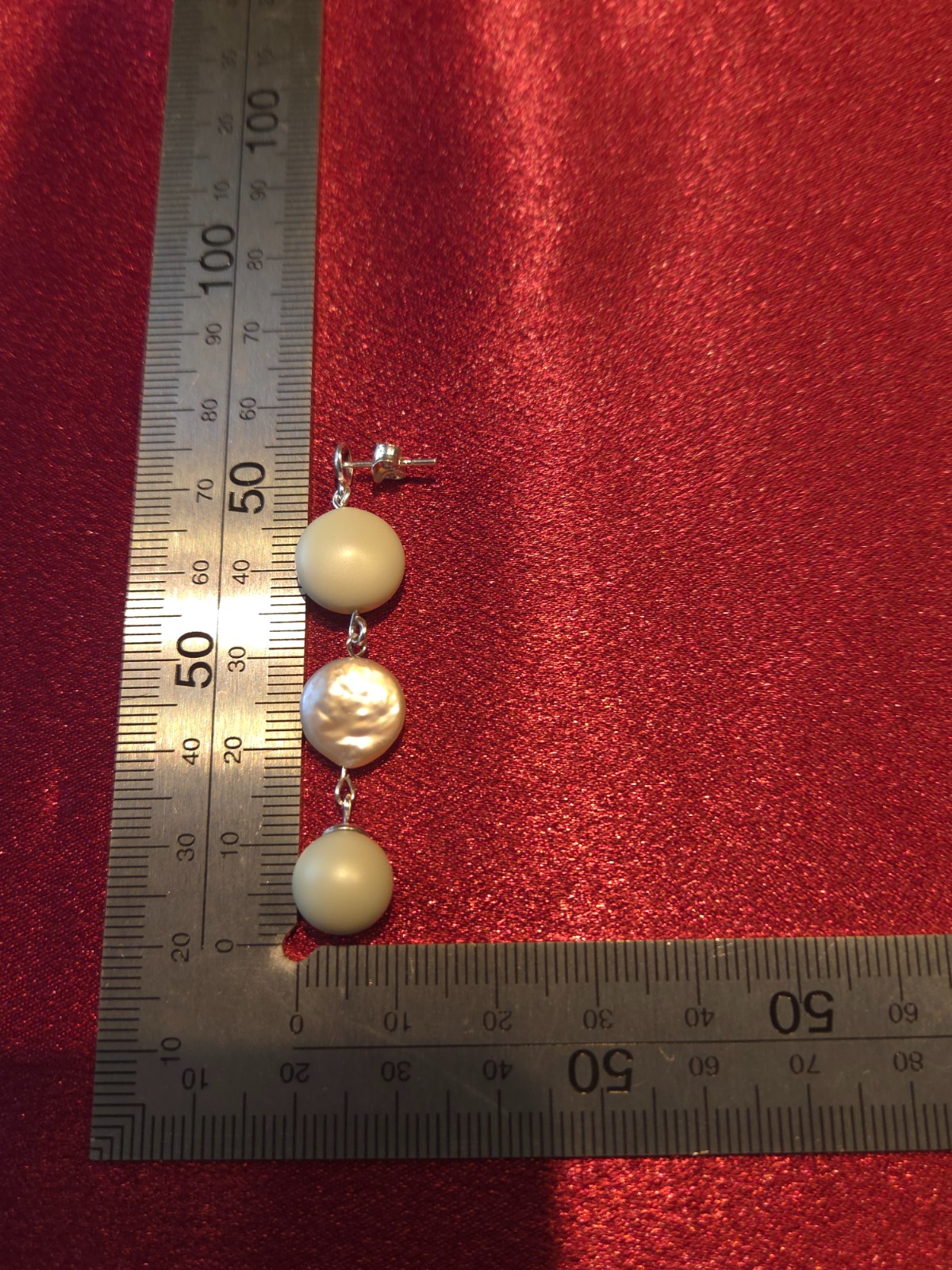 925 zilveren oorbellen met kristal parels en zoetwater parels - 2 kleuren beschikbaar