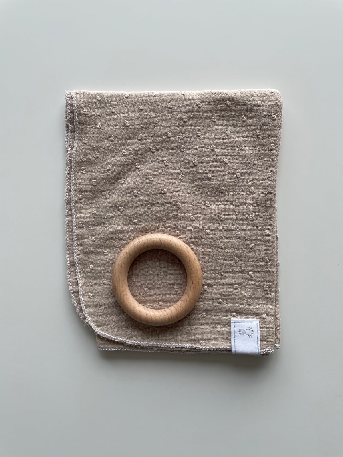 Bijtring met knuffeldoek