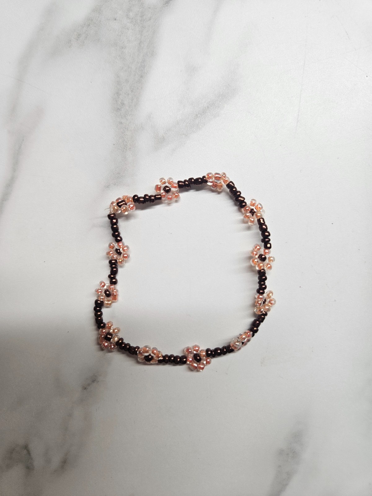 Bloemen kralenarmband