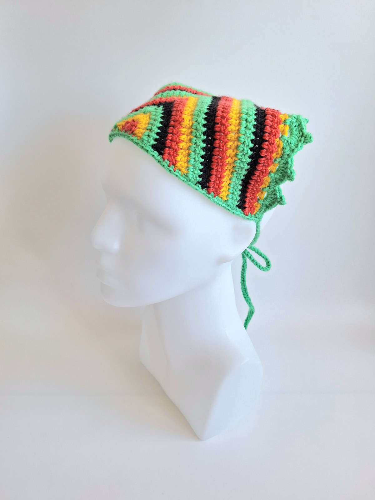 Gehaakte bandana | Reggae vibes - 118520 Gehaakte bandana | Reggae vibes