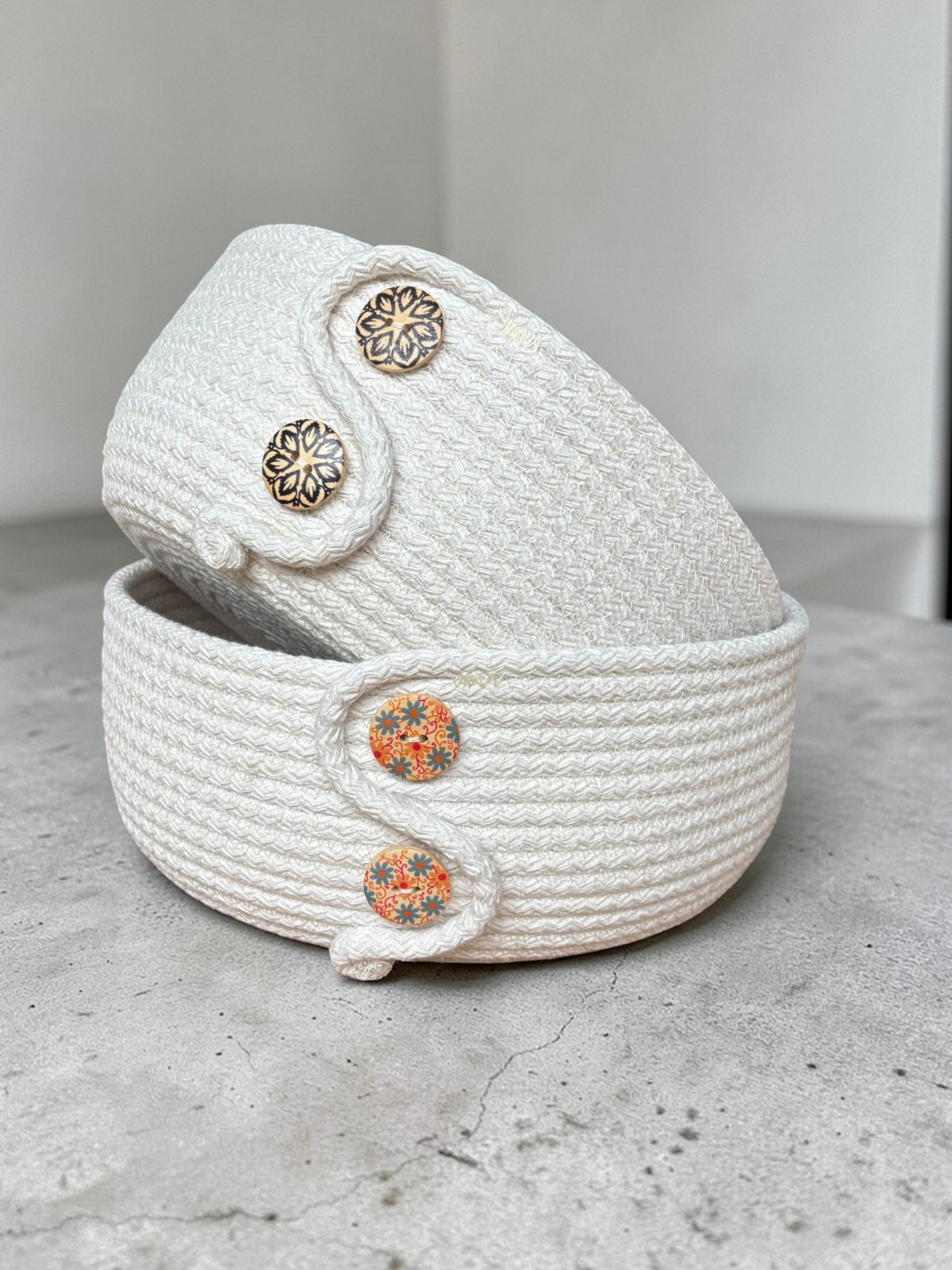 Handgemaakte Opbergmand Ø24 cm